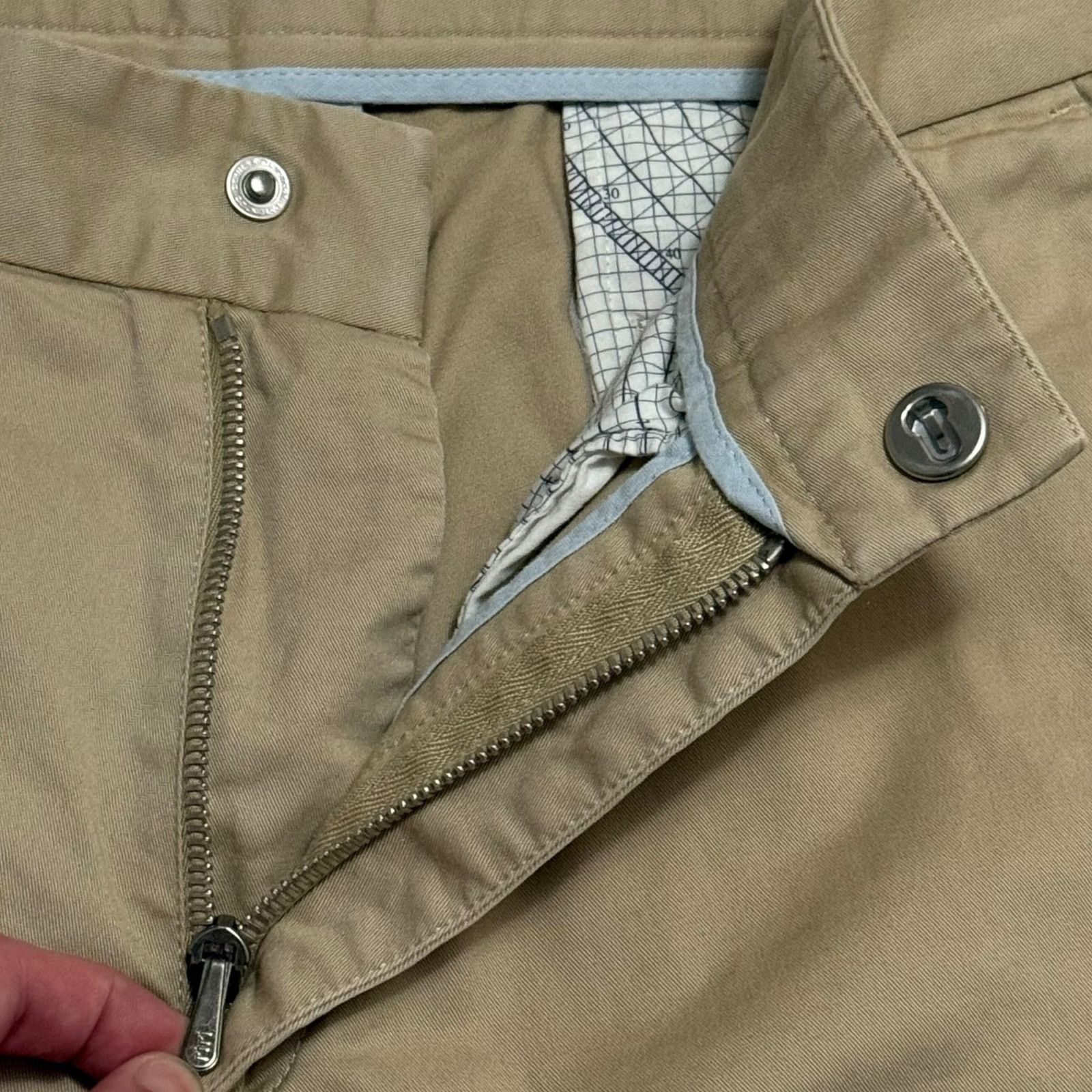 SPOKE SPOKE Sharps Chino Pants Build B Khaki Tan Basics Waist 33 Size US 33 - 4 Thumbnail
