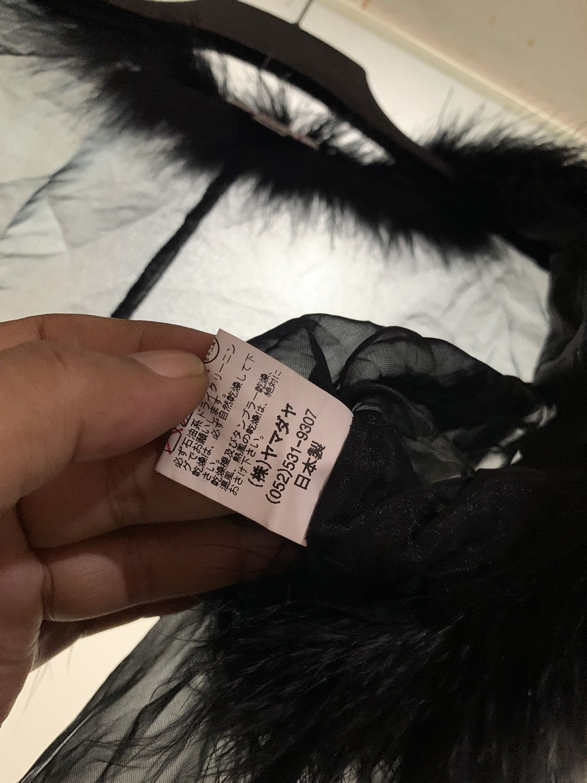 If Six Was Nine Scot Club Japan gothic transparent sheer faux fur cardigan Size S / US 4 / IT 40 - 8 Thumbnail