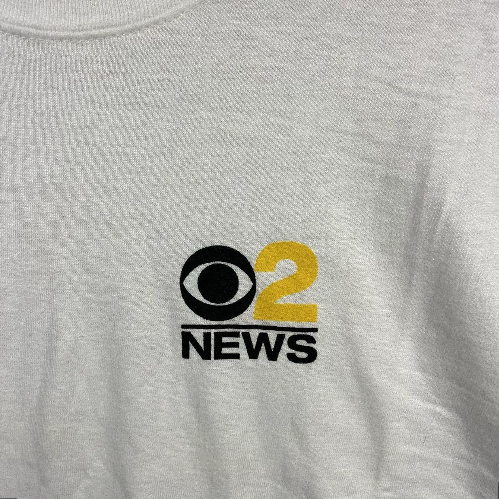 Hanes Vintage 90s CBS News Eye Network Logo Television Los Angeles LA Promo T-Shirt XL Size US XL / EU 56 / 4 - 2 Thumbnail