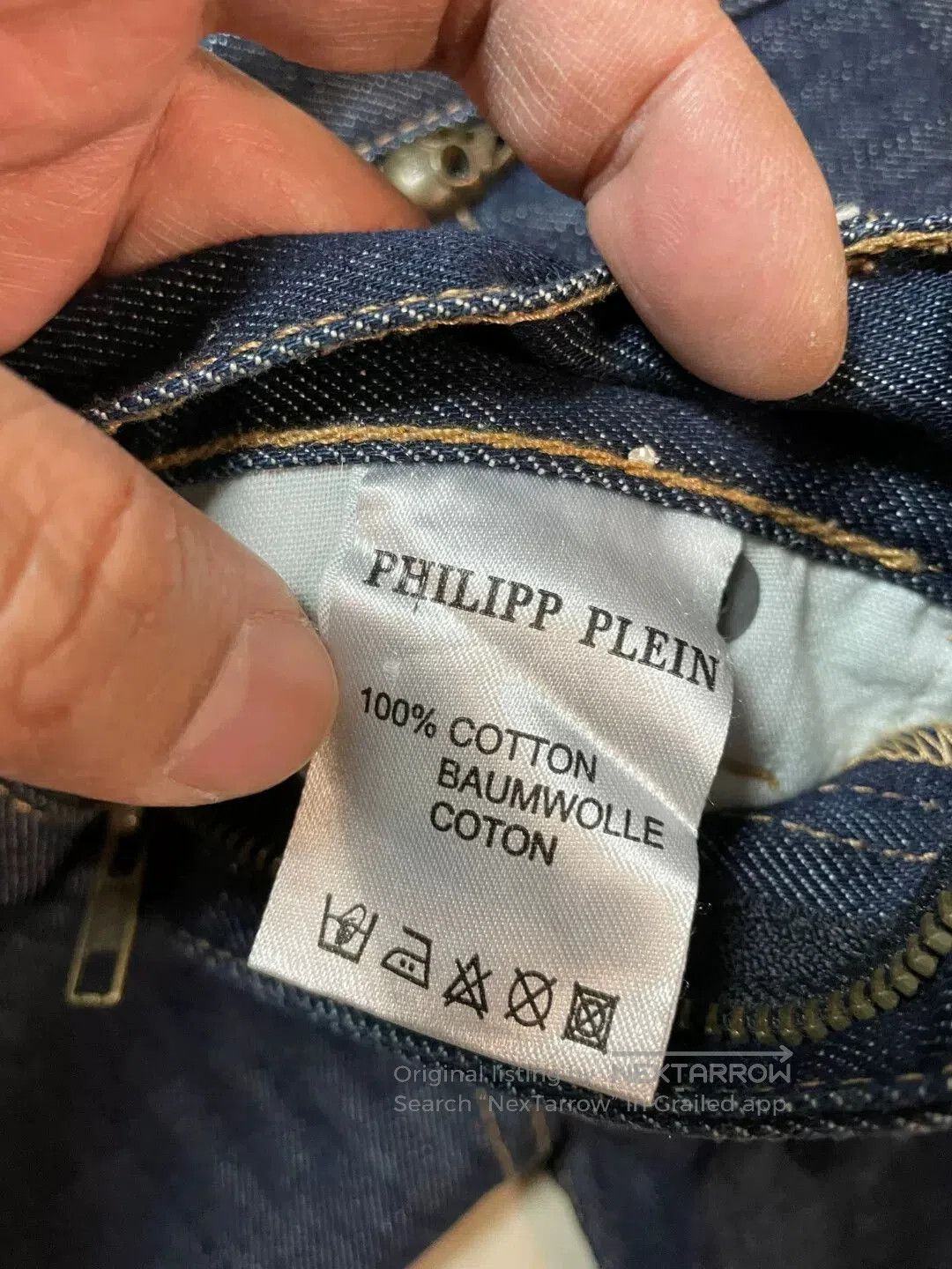 Philipp Plein philipp plein denim pants with skull design. Size US 36 / EU 52 - 5 Thumbnail