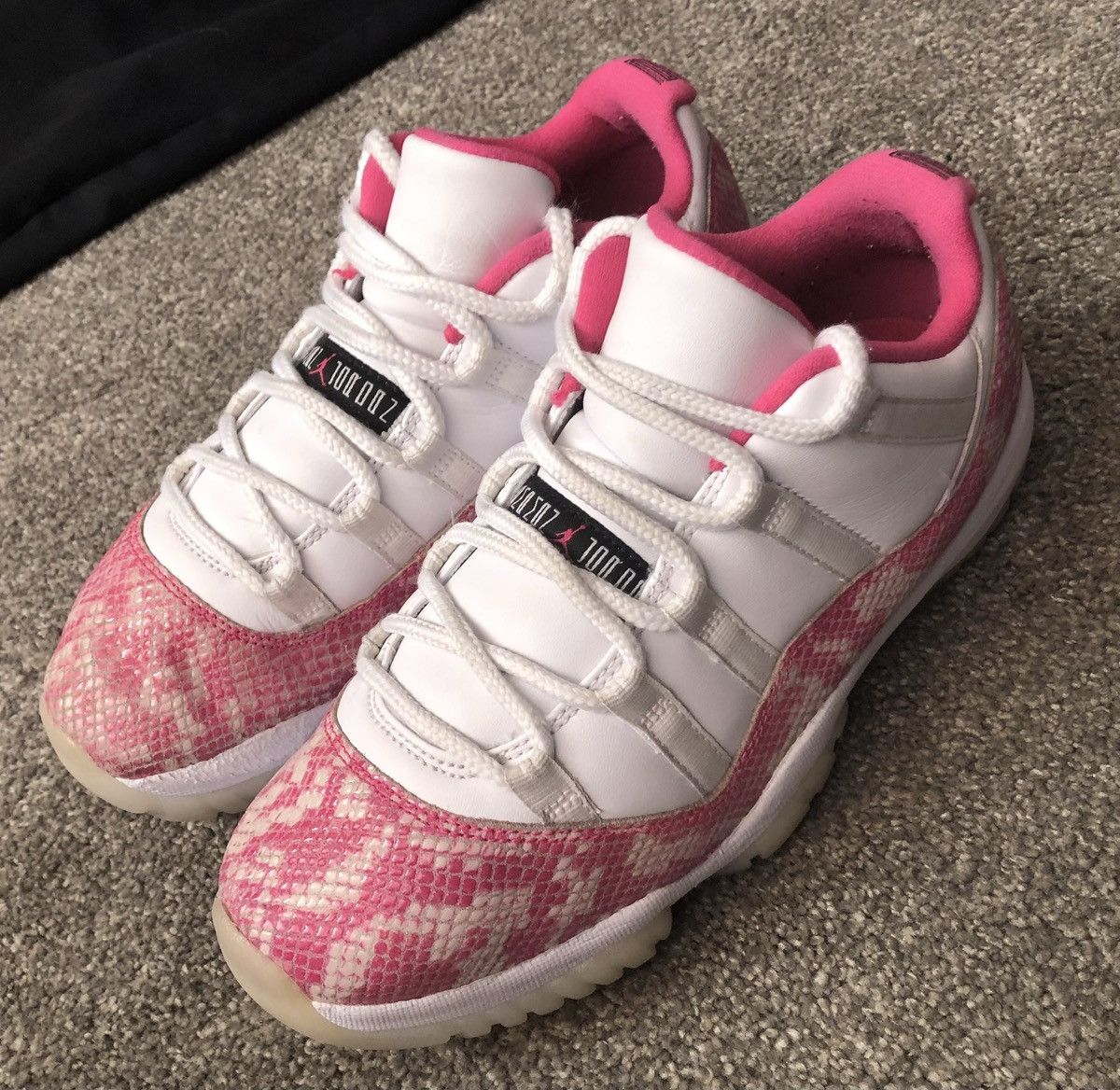 Jordan Brand Air Jordan 11 Retro Pink Snakeskin – Women’s Size 9 Size US 9 / EU 42 - 7 Thumbnail