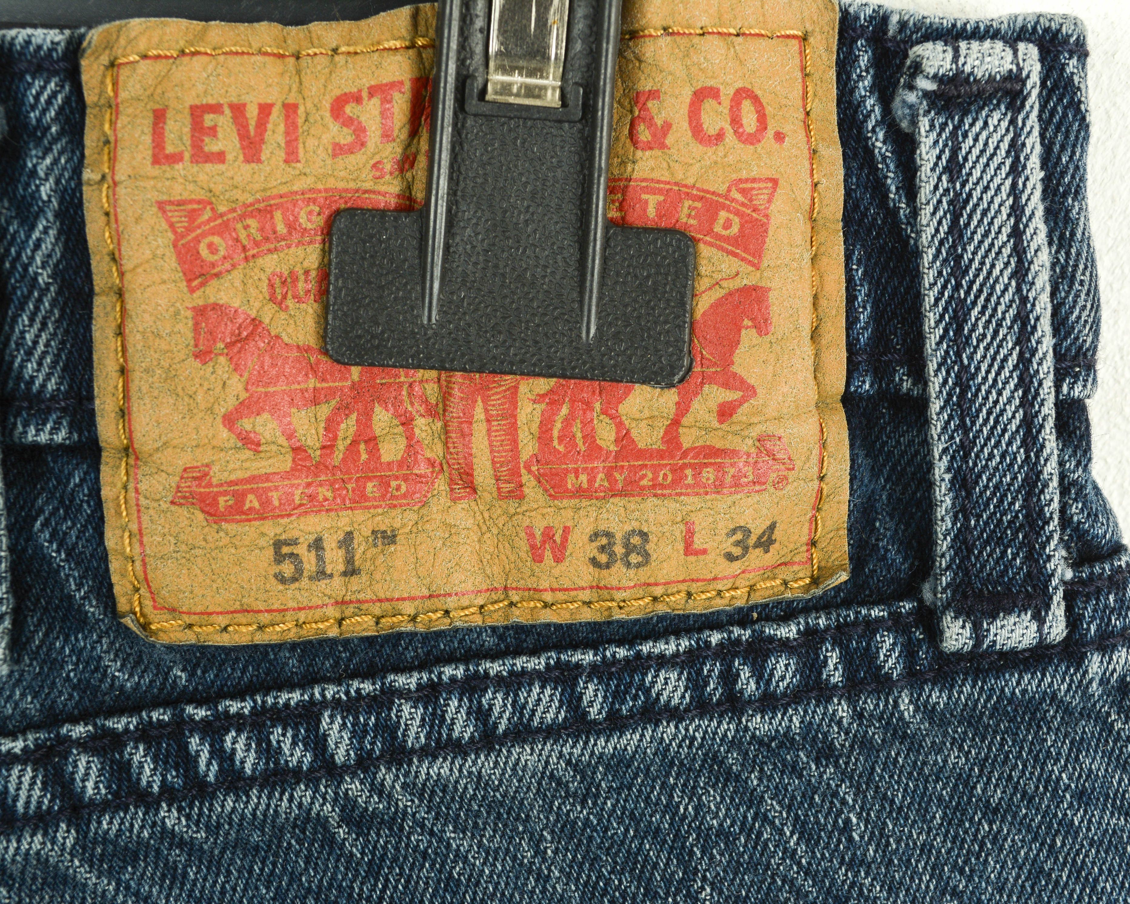 Levi's 511 W38 L34 Slim Fit Straight Leg Jeans Denim Pants Trousers Size US 38 / EU 54 - 4 Thumbnail