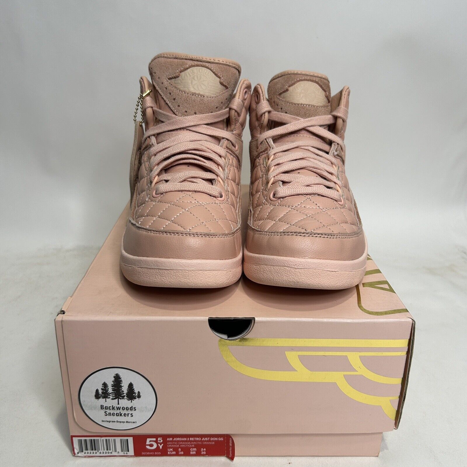 Nike Nike Air Jordan 2 Retro GS “Just Don Artic Orange” 2024 Size US 7 / IT 37 - 2 Thumbnail