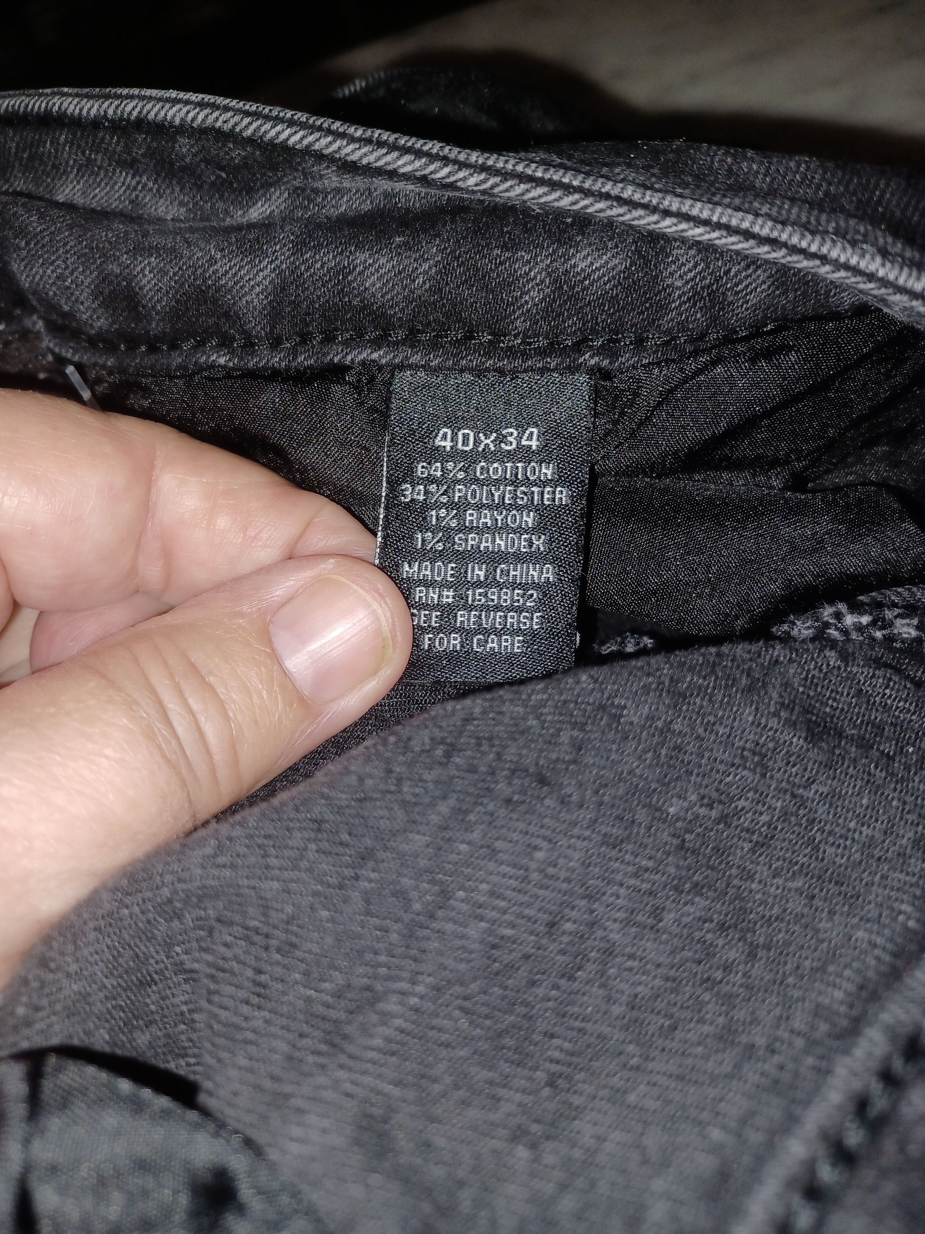 Other Smoke & Ash Men's Jeans 40 x 34 Black Size US 40 / EU 56 - 6 Thumbnail