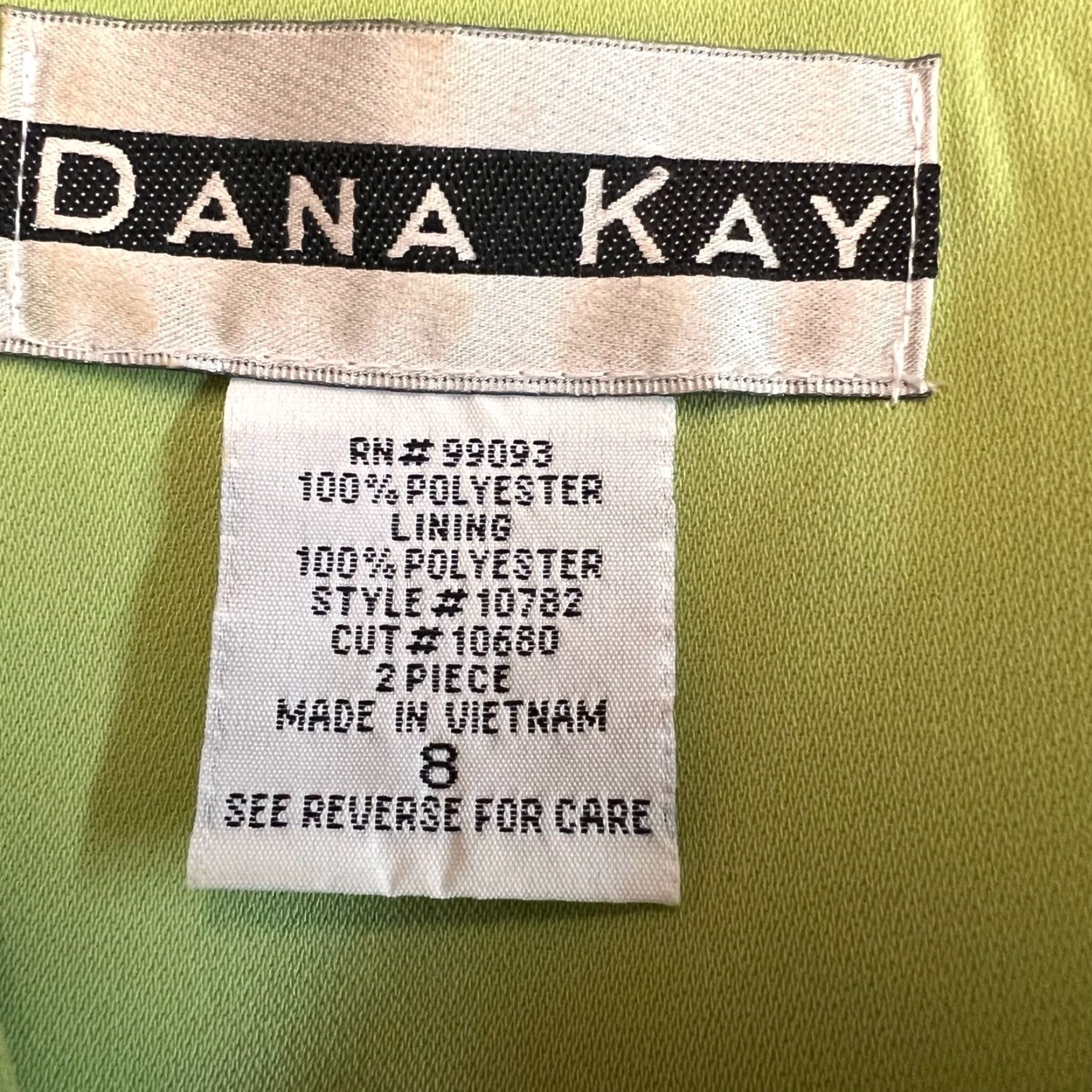 Vintage VINTAGE Dana Kay Single Breasted Casual Suit Jacket Womens Size 8 Green Notch 70s Vintage Mens Womens Boys Girls Size M / US 6-8 / IT 42-44 - 6 Thumbnail