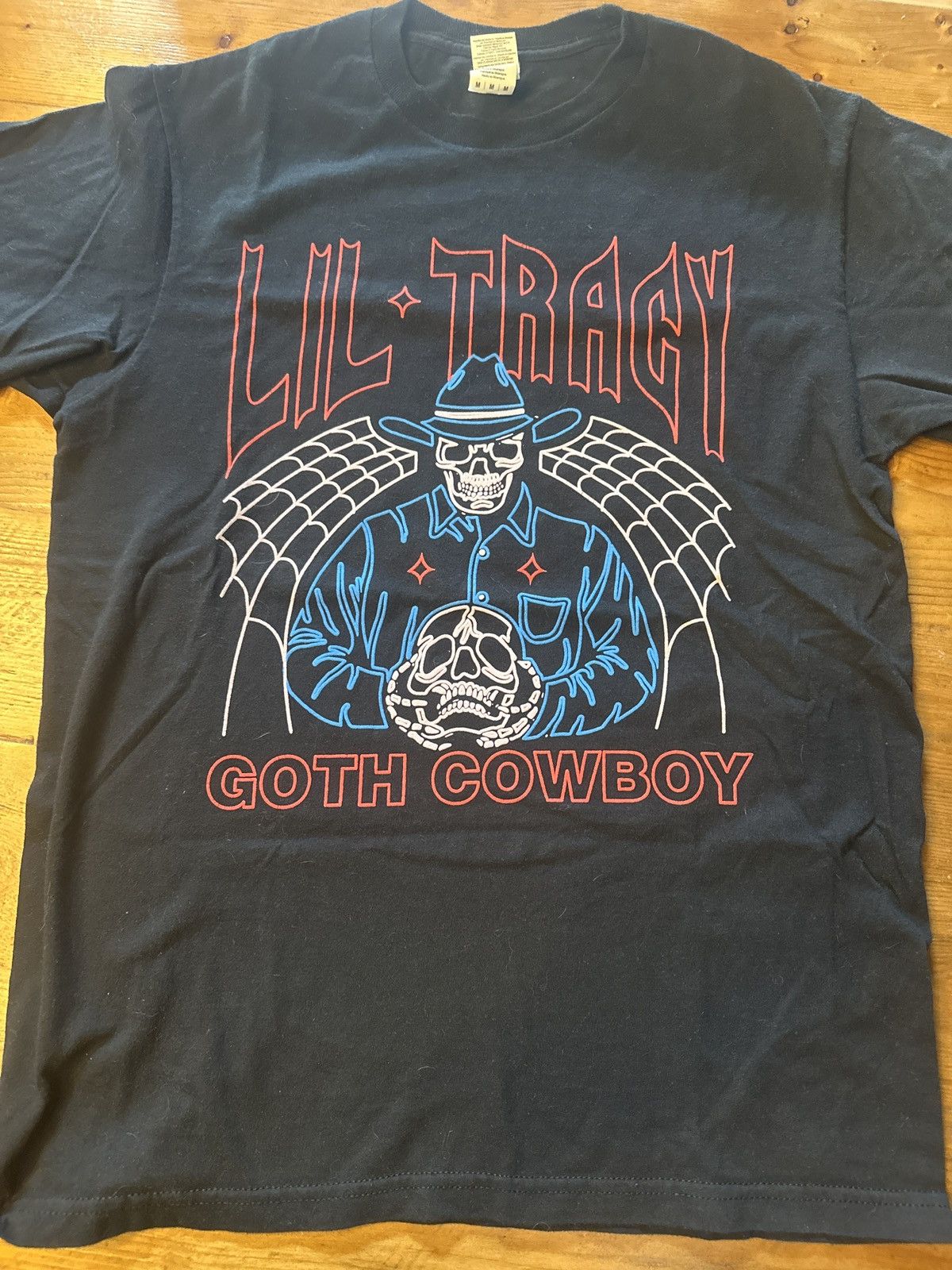 GOTHBOICLIQUE × Lil Peep × Rap Tees Lil Tracy Goth Cowboy tee Size US M / EU 48-50 / 2 - 2 Thumbnail
