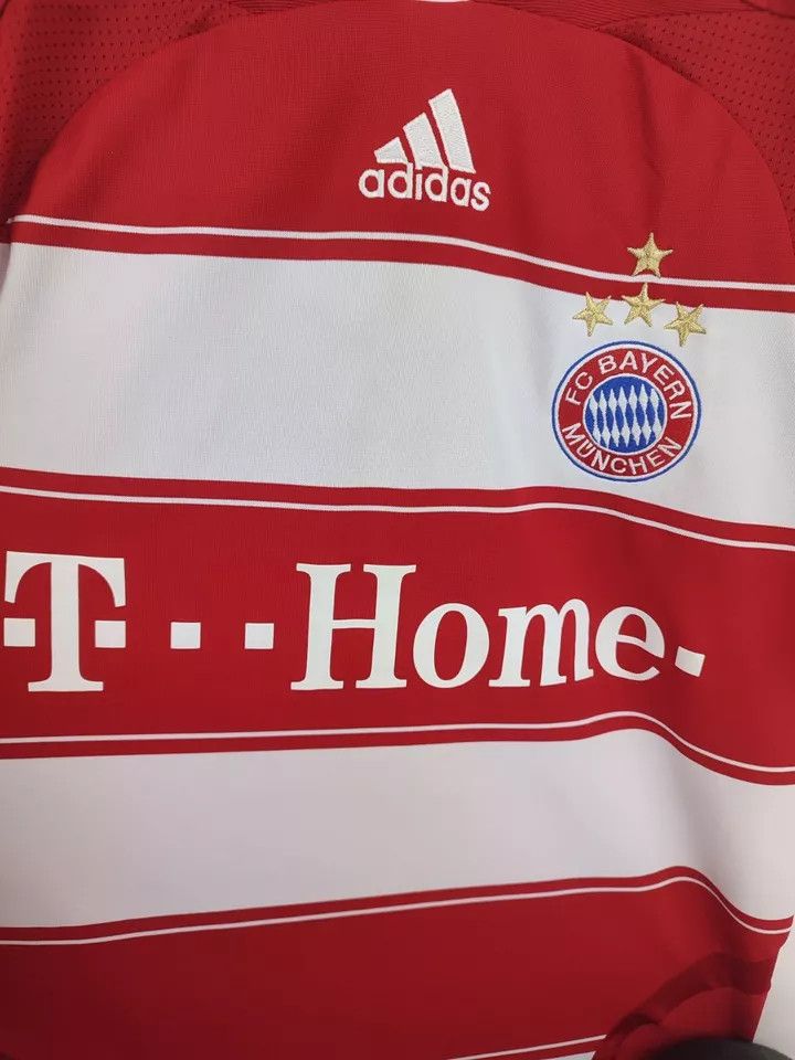 Adidas FC Bayern Munich Munchen 2007-08 home FOOTBALL Kit SHIRT Size US S / EU 44-46 / 1 - 2 Thumbnail