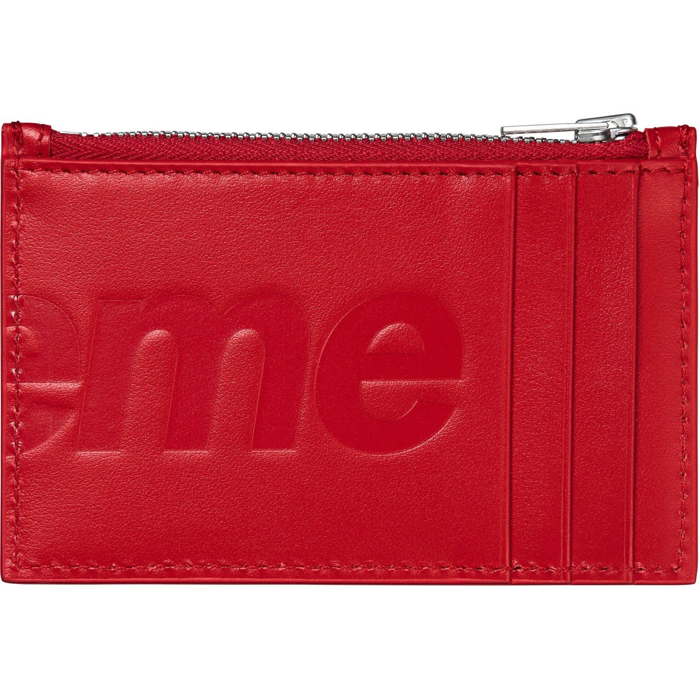 Supreme Supreme Leather Zip Card Holder Size ONE SIZE - 2 Thumbnail