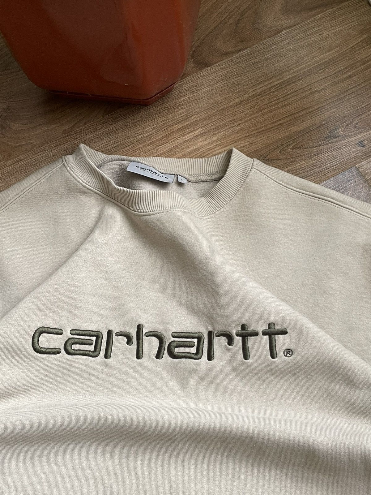 Carhartt Wip × Vintage Carhartt WIP big logo sweatshirt Size US L / EU 52-54 / 3 - 3 Thumbnail