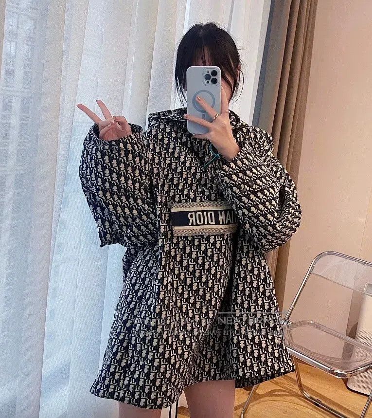 Dior Dior Colour block logo jacquard full print hooded semi-zip Size XS / US 0-2 / IT 36-38 - 9 Thumbnail