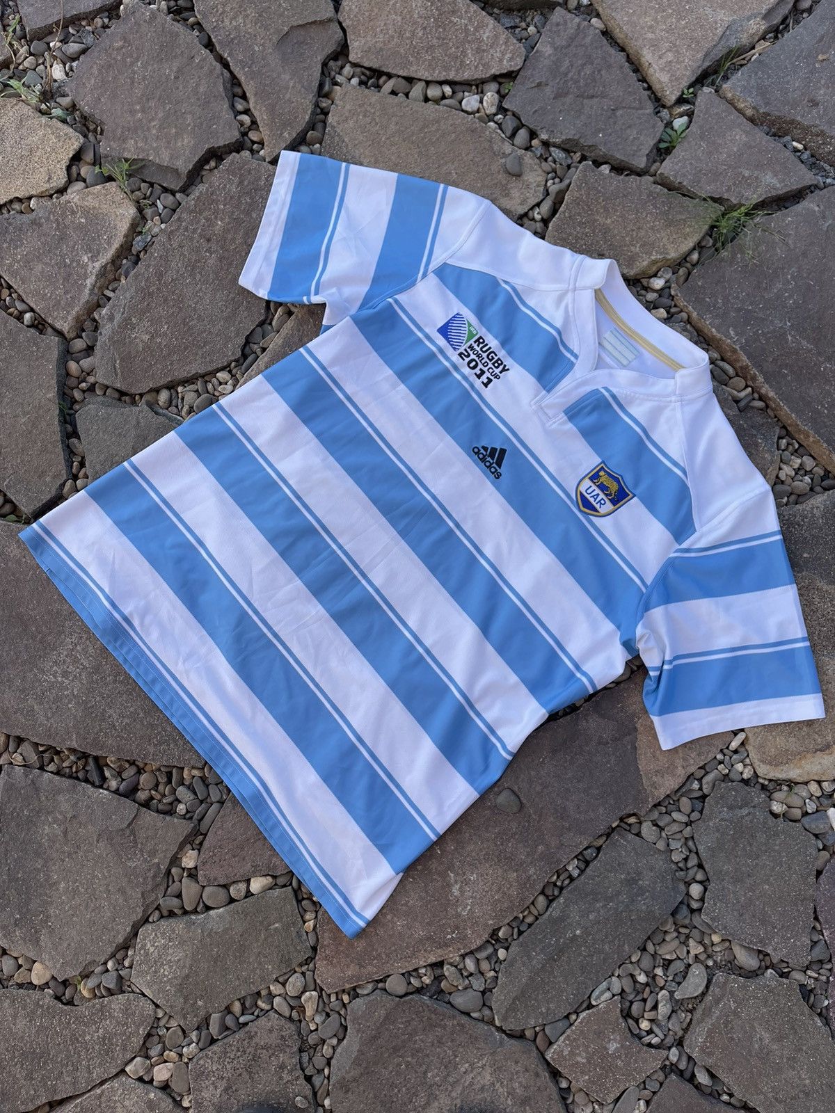 Adidas 2011 Adidas UAR Rugby World Cup Argentina jersey rare Size US XXL / EU 58 / 5 - 5 Thumbnail