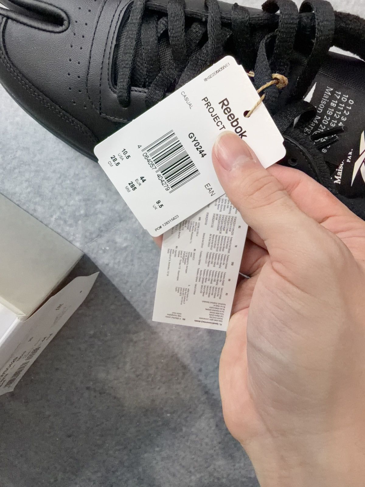 Maison Margiela × Reebok Maison Margiela Tabi x Reebok Project 0 CL DQ Black Size US 10.5 / EU 43-44 - 9 Thumbnail