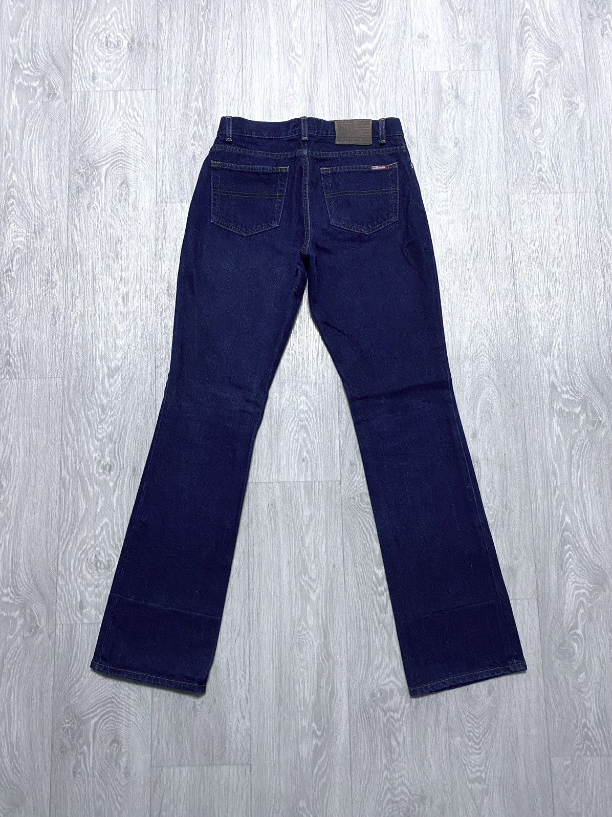 Polo Ralph Lauren Polo Jeans Co. Ralph Lauren Navy Thick Flared Jeans Denim Size 28" / US 6 / IT 42 - 3 Thumbnail