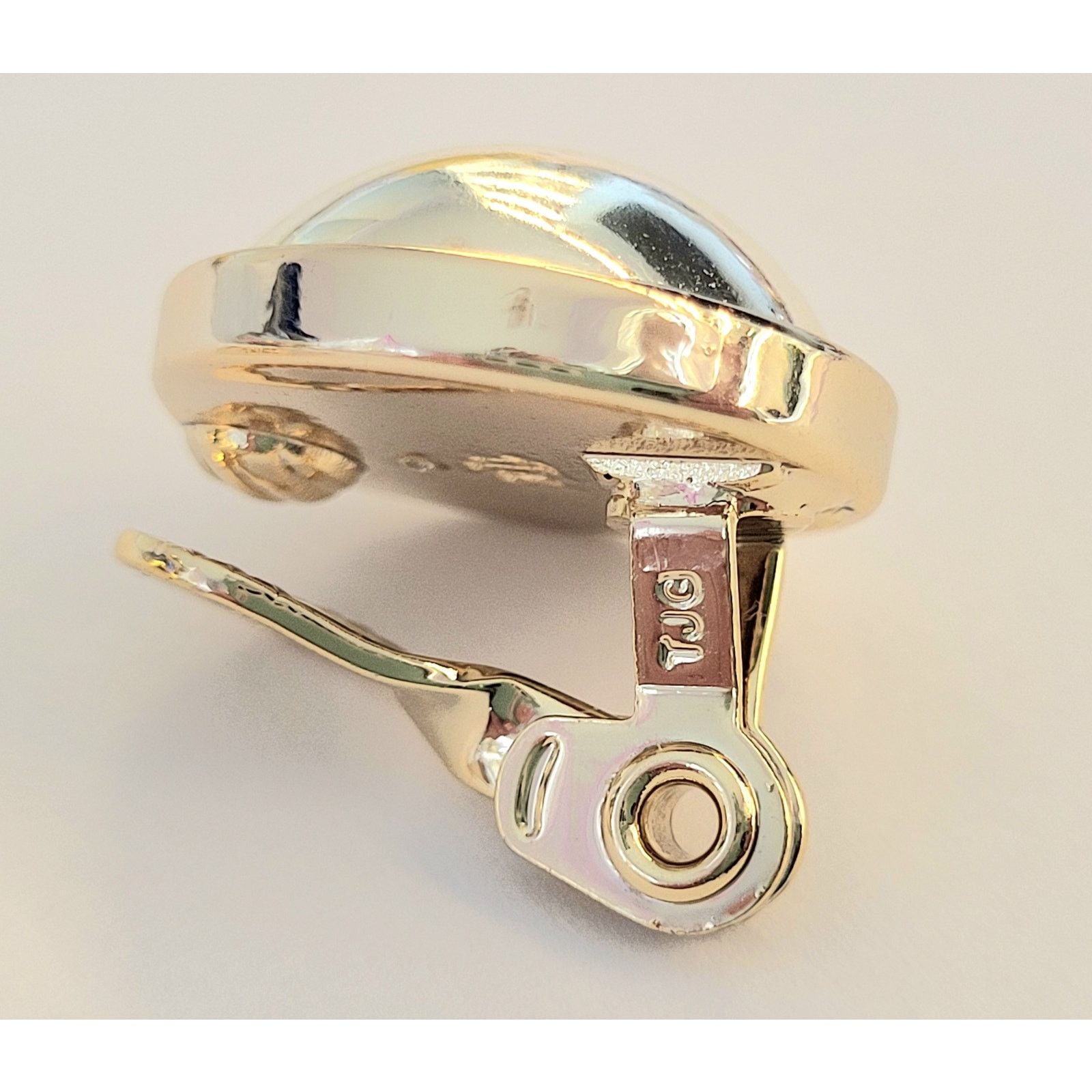 Ralph Lauren RLL Ralph Lauren Signed 2-Tone Earrings Silver Gold Clip TJG Size ONE SIZE - 7 Thumbnail