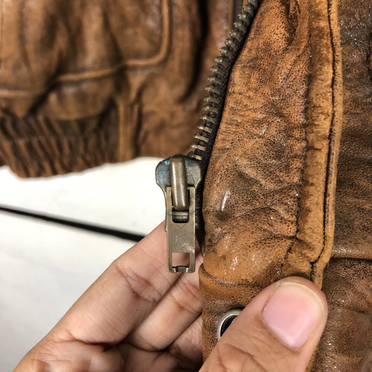 Japanese Brand 📌Vintage Genuine Leather Jacket Loldanthony Issey Miyake Size US M / EU 48-50 / 2 - 18 Thumbnail