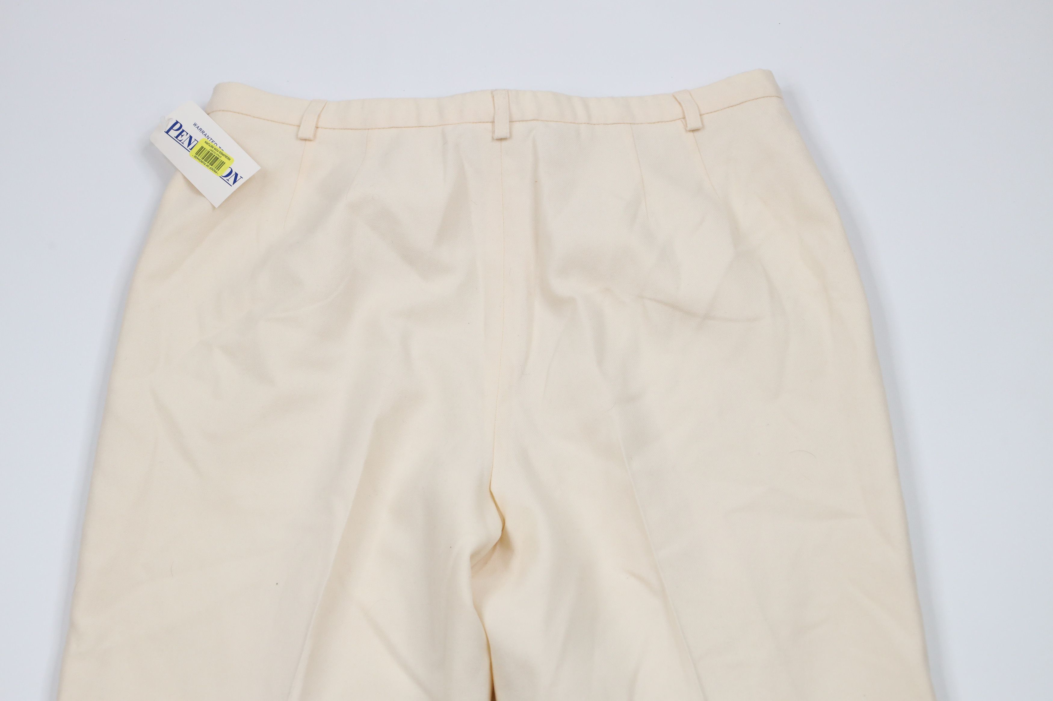 Pendleton × Vintage Deadstock Vintage 90s Pendleton Wide Leg Chino Pants Cream Size 38" / US 16 / IT 52 - 9 Thumbnail
