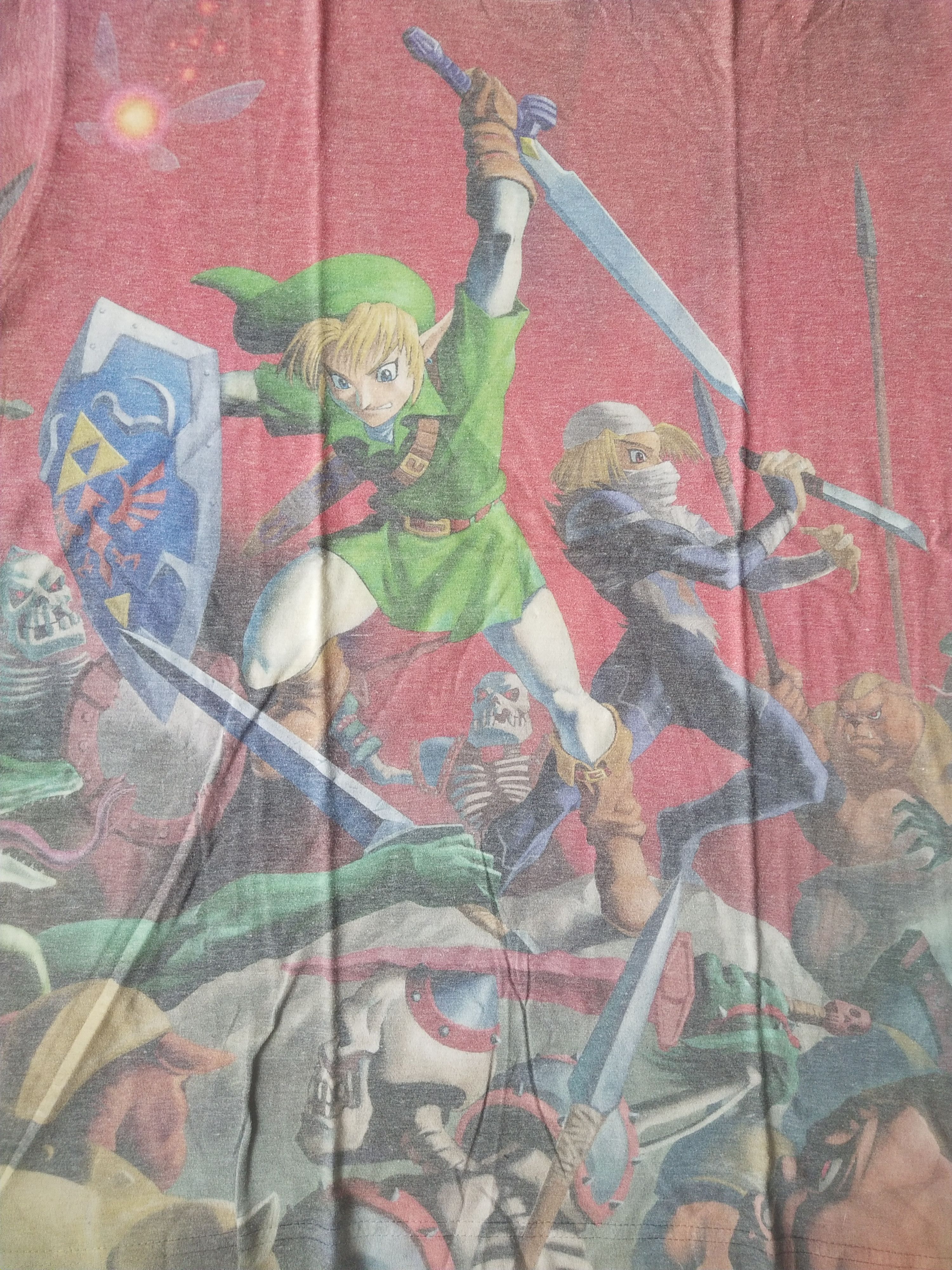 Nintendo The Legend of Zelda Ocarina of Time 3D AOP Game Tee Size US M / EU 48-50 / 2 - 2 Thumbnail