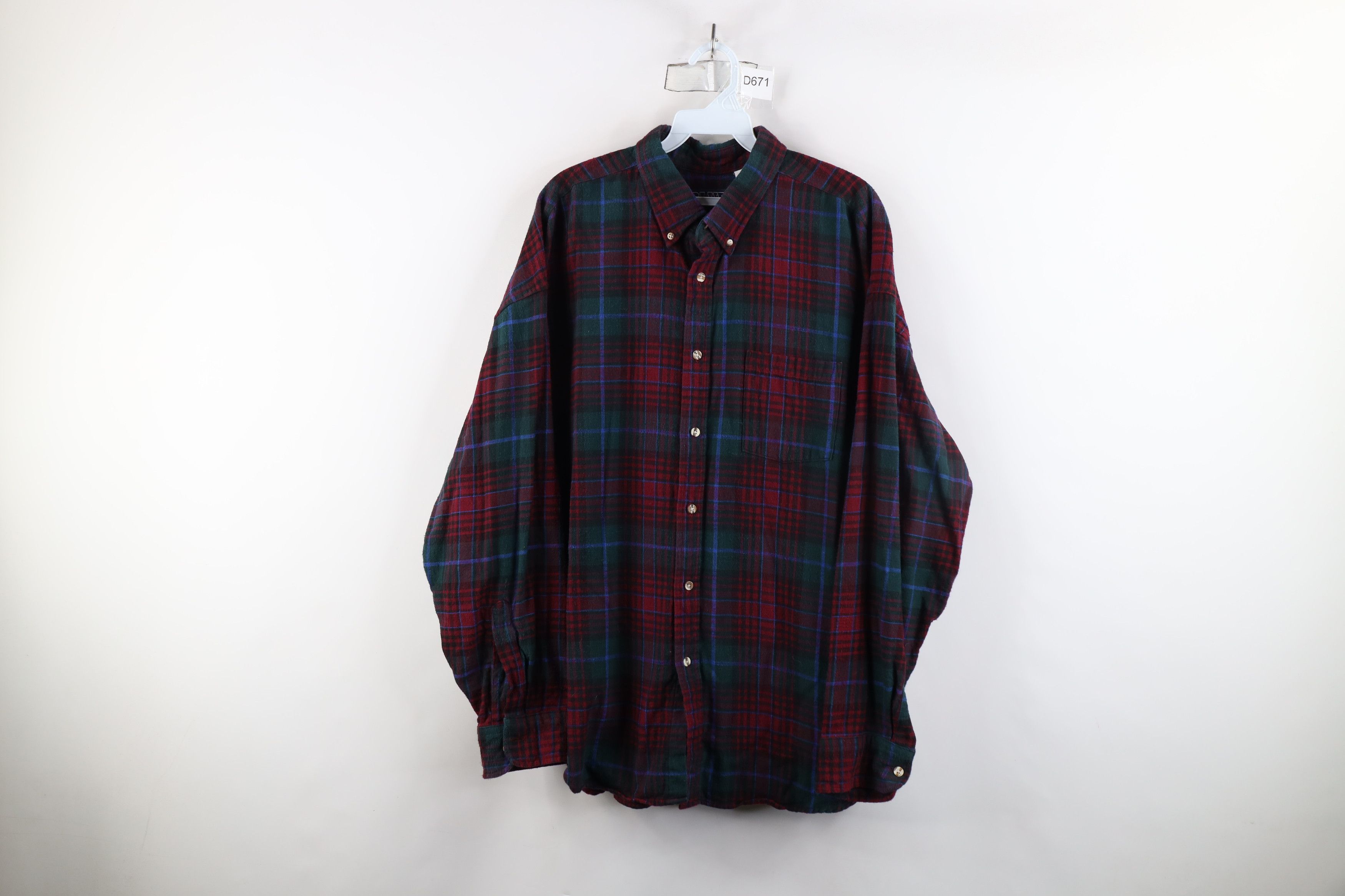 Vintage Vintage 90s Streetwear Heavyweight Collared Button Shirt Size US XL / EU 56 / 4 - 1 Thumbnail