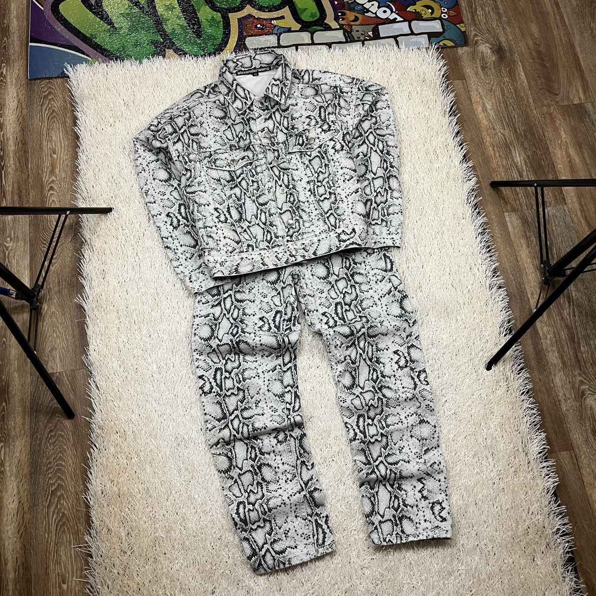 Alexander Wang Alexander Wang Jacket Pants Costume Game Bluff Python Snake Size XS / US 0-2 / IT 36-38 - 1 Thumbnail