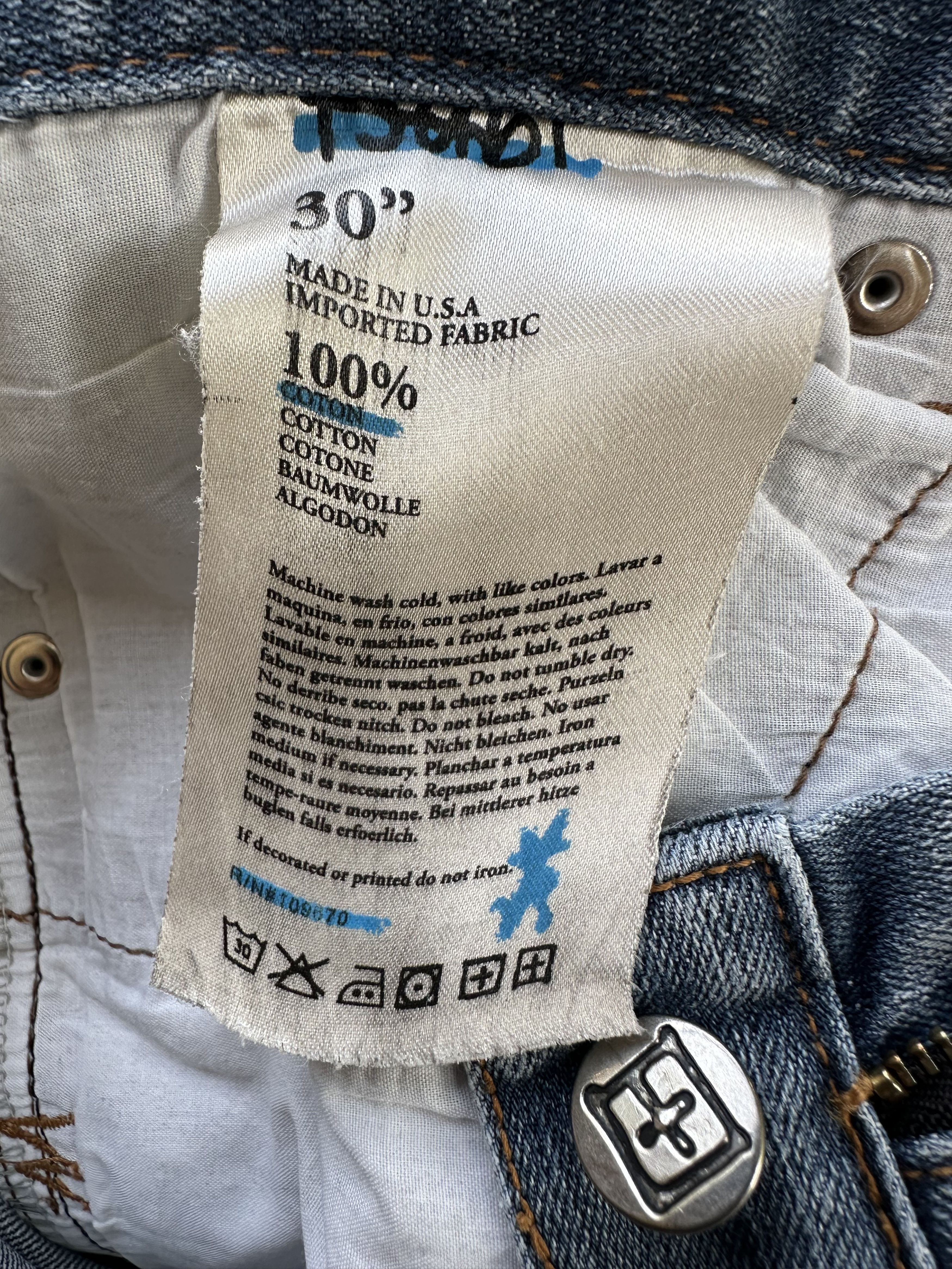 Ksubi Ksubi Distressed Denim Jeans Size US 31 - 18 Thumbnail