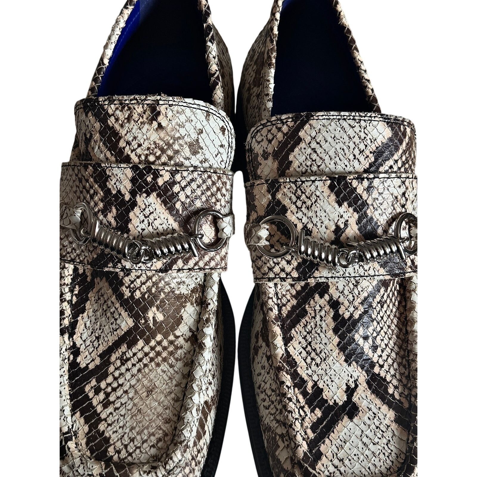 Burberry Burberry NWB New Loader Snakeskin 2024 collection Size US 11 / EU 44 - 4 Thumbnail