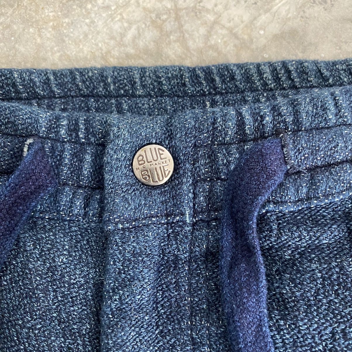 Blue Blue Japan Blue Blue Japan Drawstring Indigo Dyed Sweat Pants Size US 31 - 9 Thumbnail