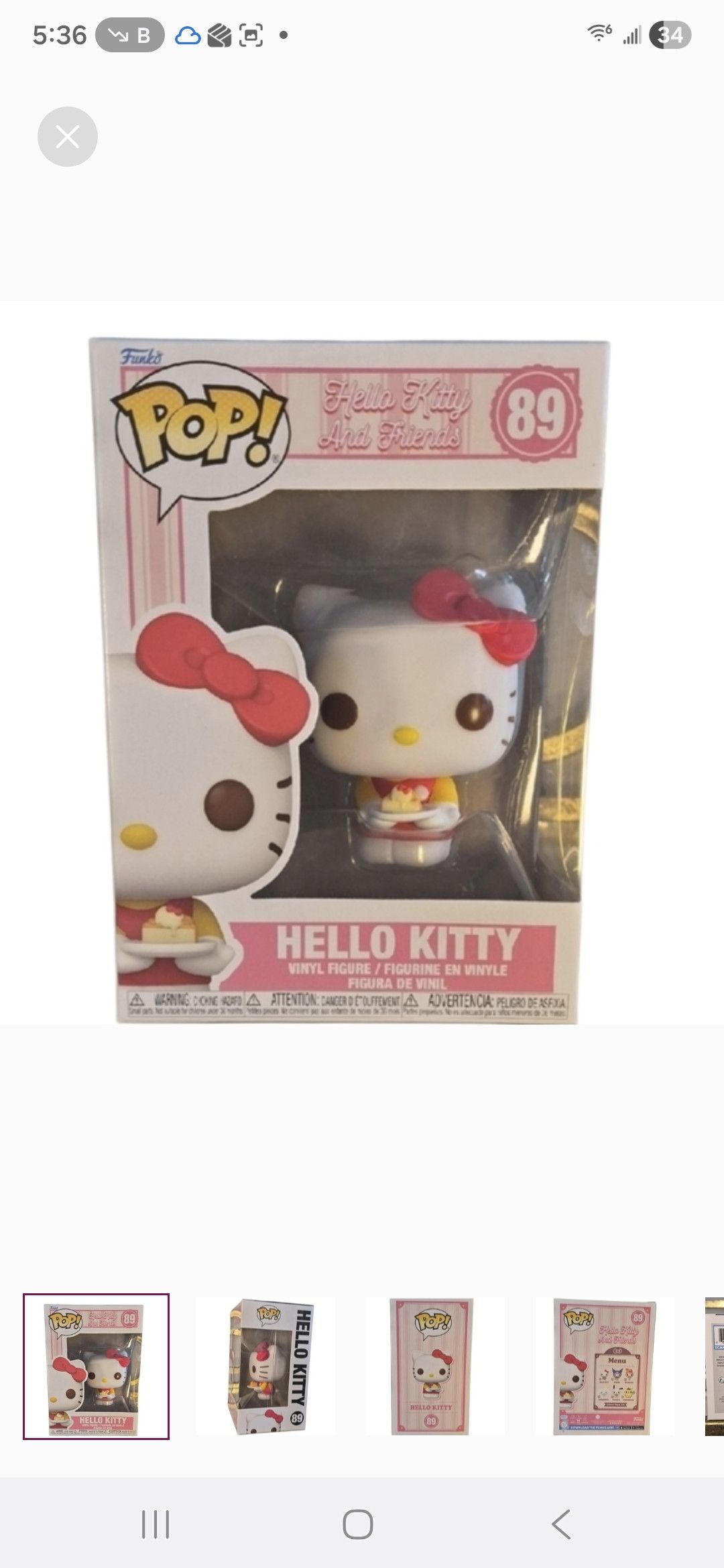 Other Funko × Hello Kitty & Friends POP Vinyl Figure Size ONE SIZE - 1 Thumbnail