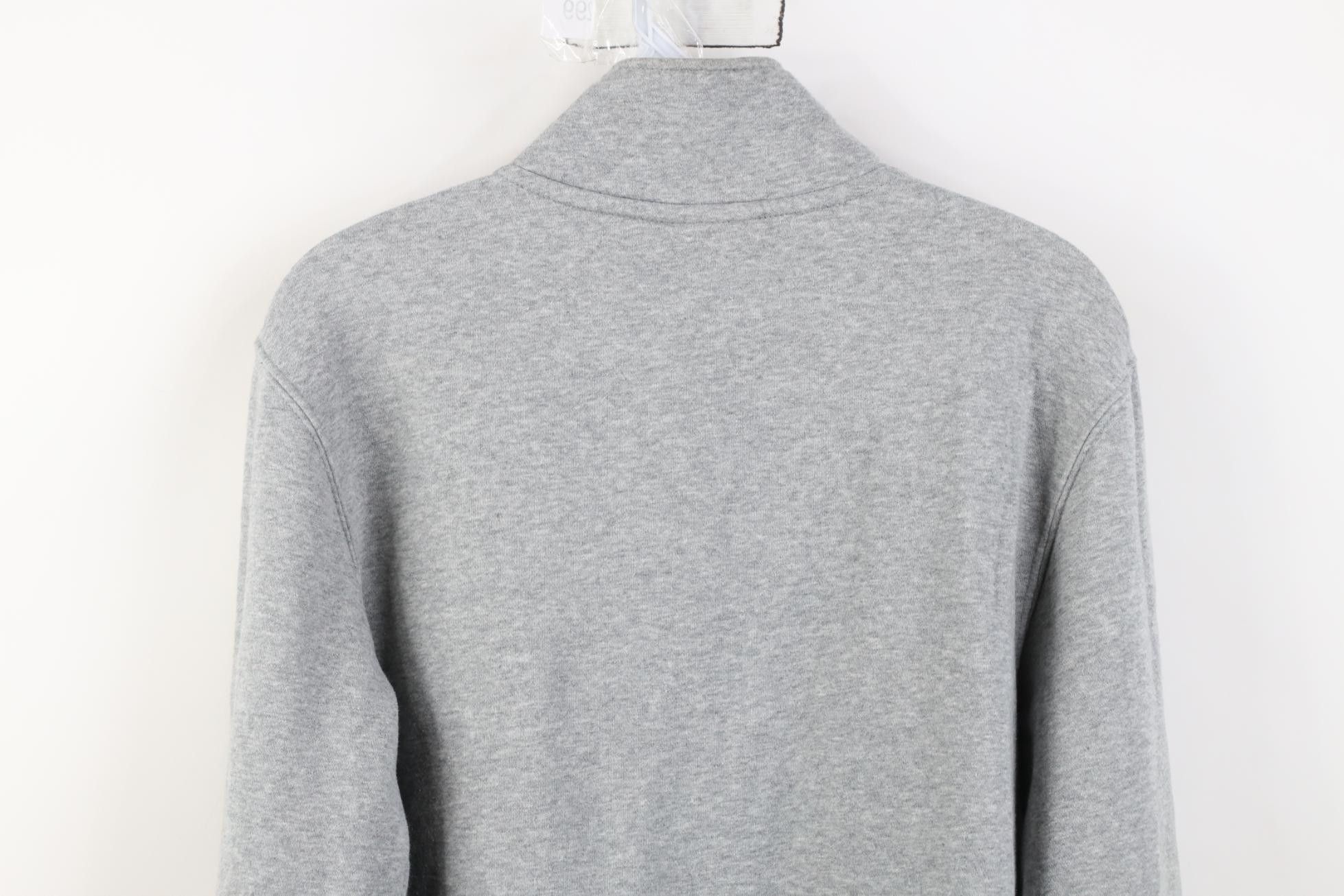 Nike Vintage Y2K Nike Scott Mini Swoosh 1/2 Zip Sweatshirt Gray Size US S / EU 44-46 / 1 - 14 Thumbnail