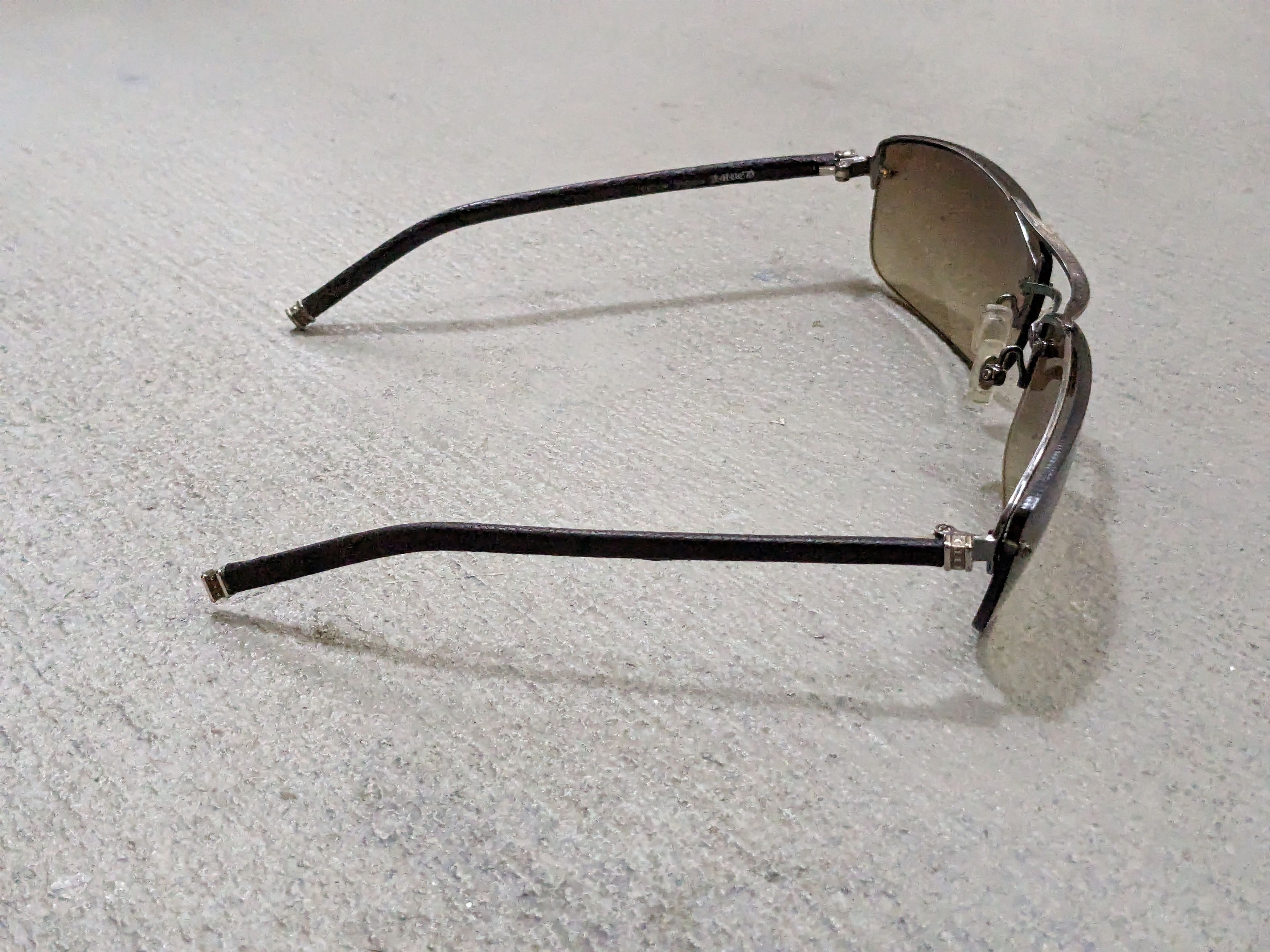 Chrome Hearts Chrome Hearts Amped Sunglasses Gray Black Silver Cross Size ONE SIZE - 10 Thumbnail
