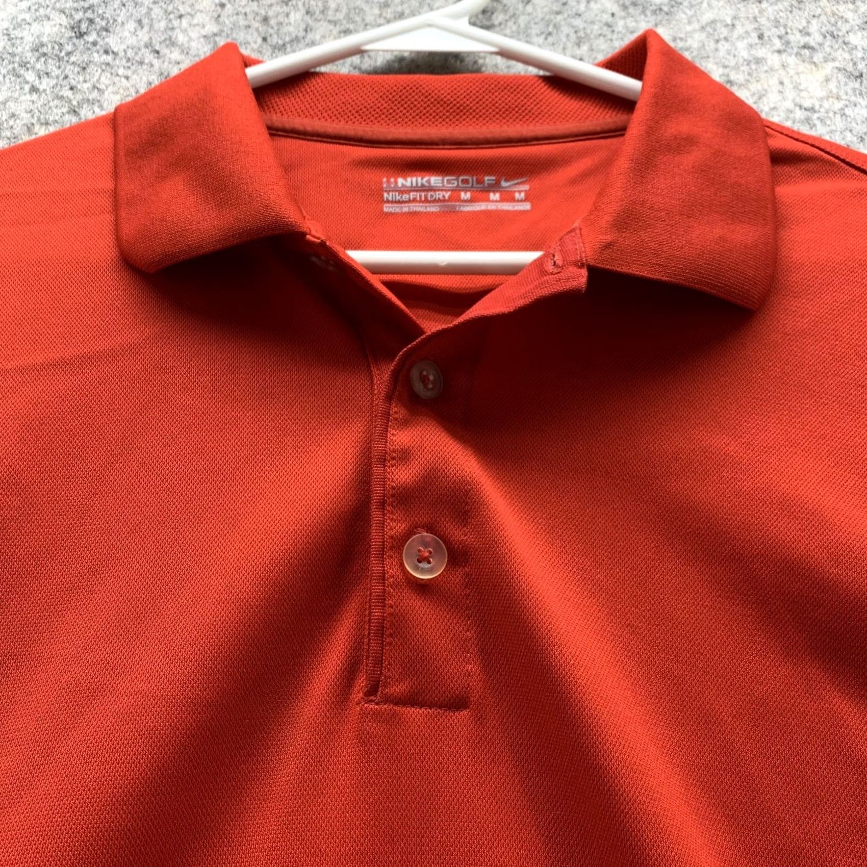 Nike Nike Golf Polo Shirt Men M Orange Performance Tour Swoosh Collared Golfer Size US M / EU 48-50 / 2 - 4 Thumbnail