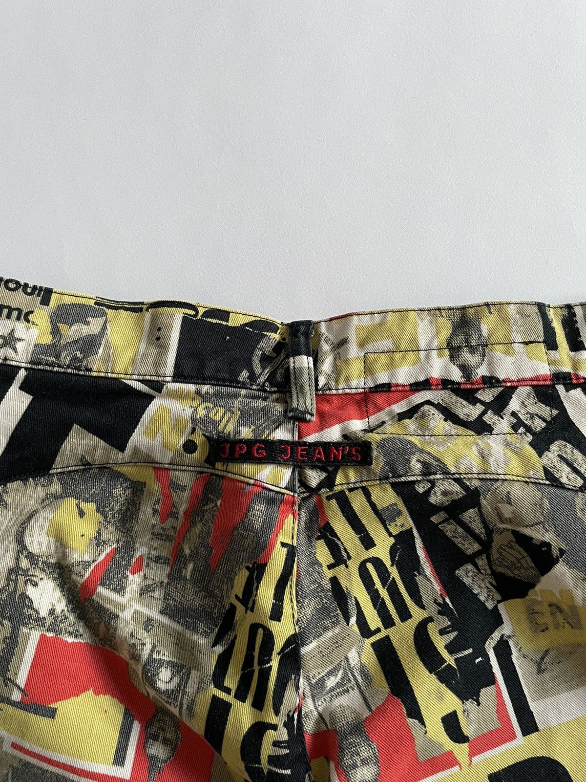 Jean Paul Gaultier Jean Paul Gaultier SS00 Anarchy Print Pants Size US 28 / EU 44 - 5 Thumbnail