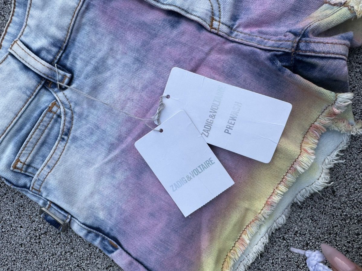 Zadig & Voltaire Zadig & Voltaire distressed pastel shorts Size 27" / US 4 / IT 40 - 4 Thumbnail