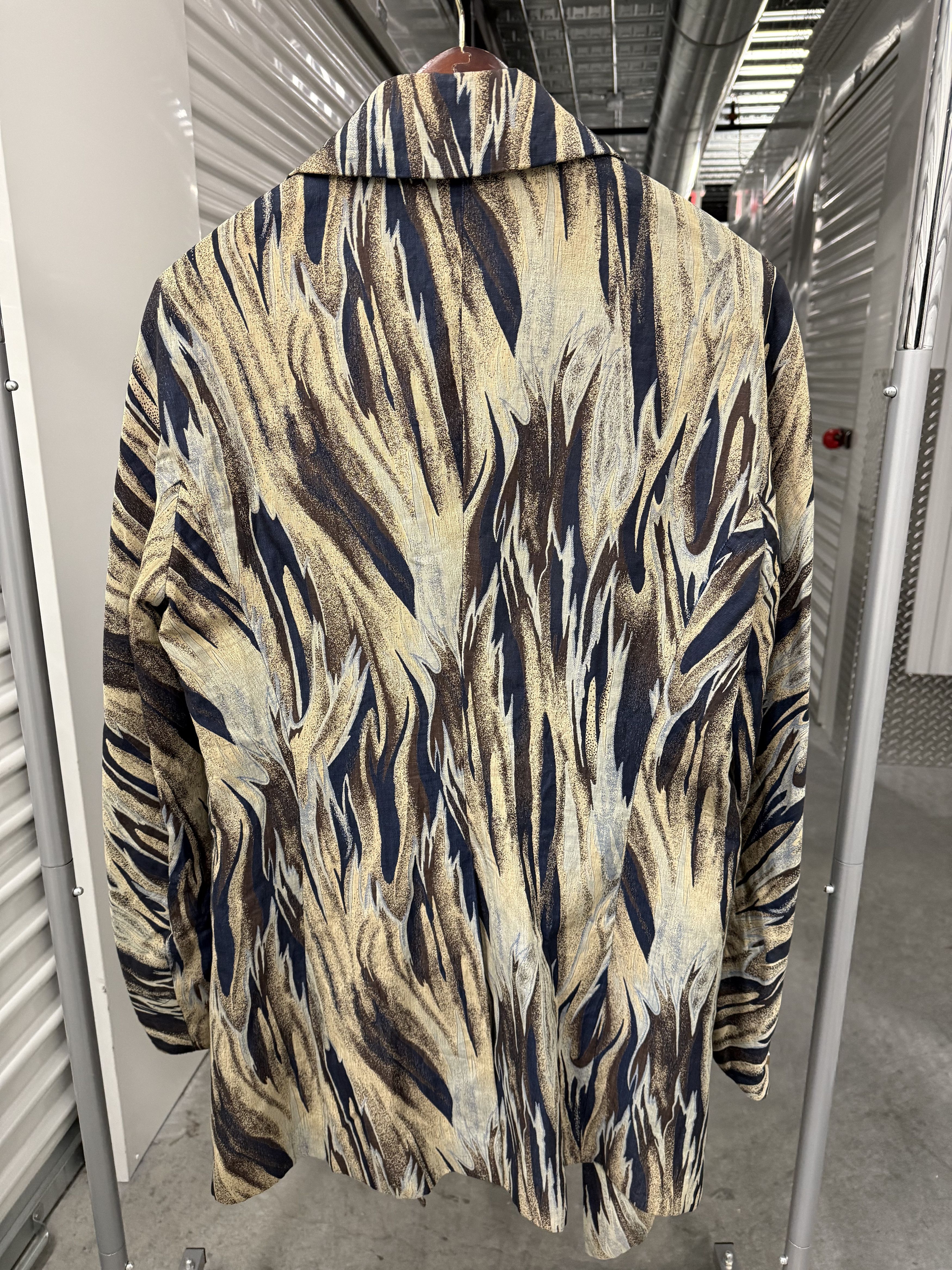 Vivienne Westwood Vintage Vivienne Westwood Blazer Jacket Abstract Flame Print Size 52L - 4 Thumbnail