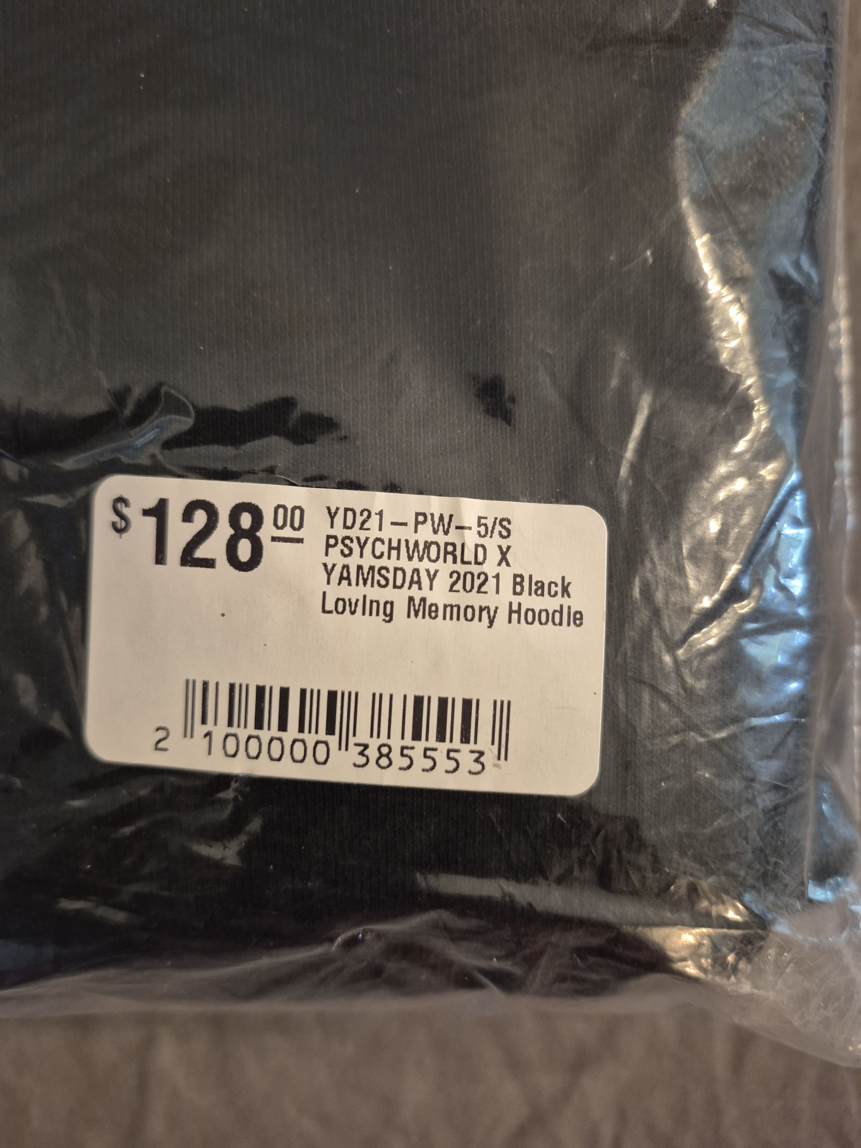 Psychworld Psychworld Yams Day Black Hoodie Size Small Size US S / EU 44-46 / 1 - 2 Thumbnail