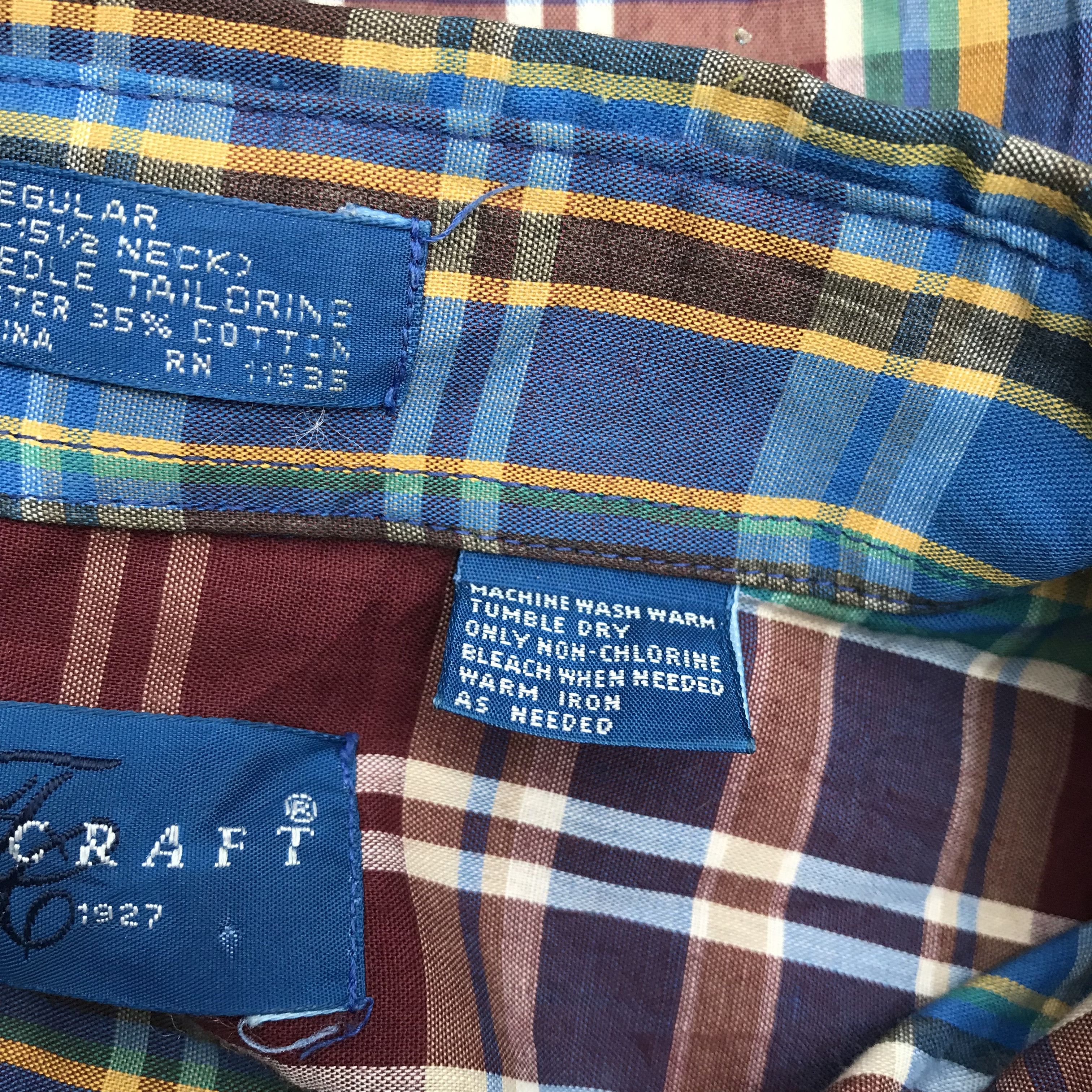 Towncraft Vintage Jc Penney Towncraft madrass ivy league Tartan Long Size US M / EU 48-50 / 2 - 9 Thumbnail