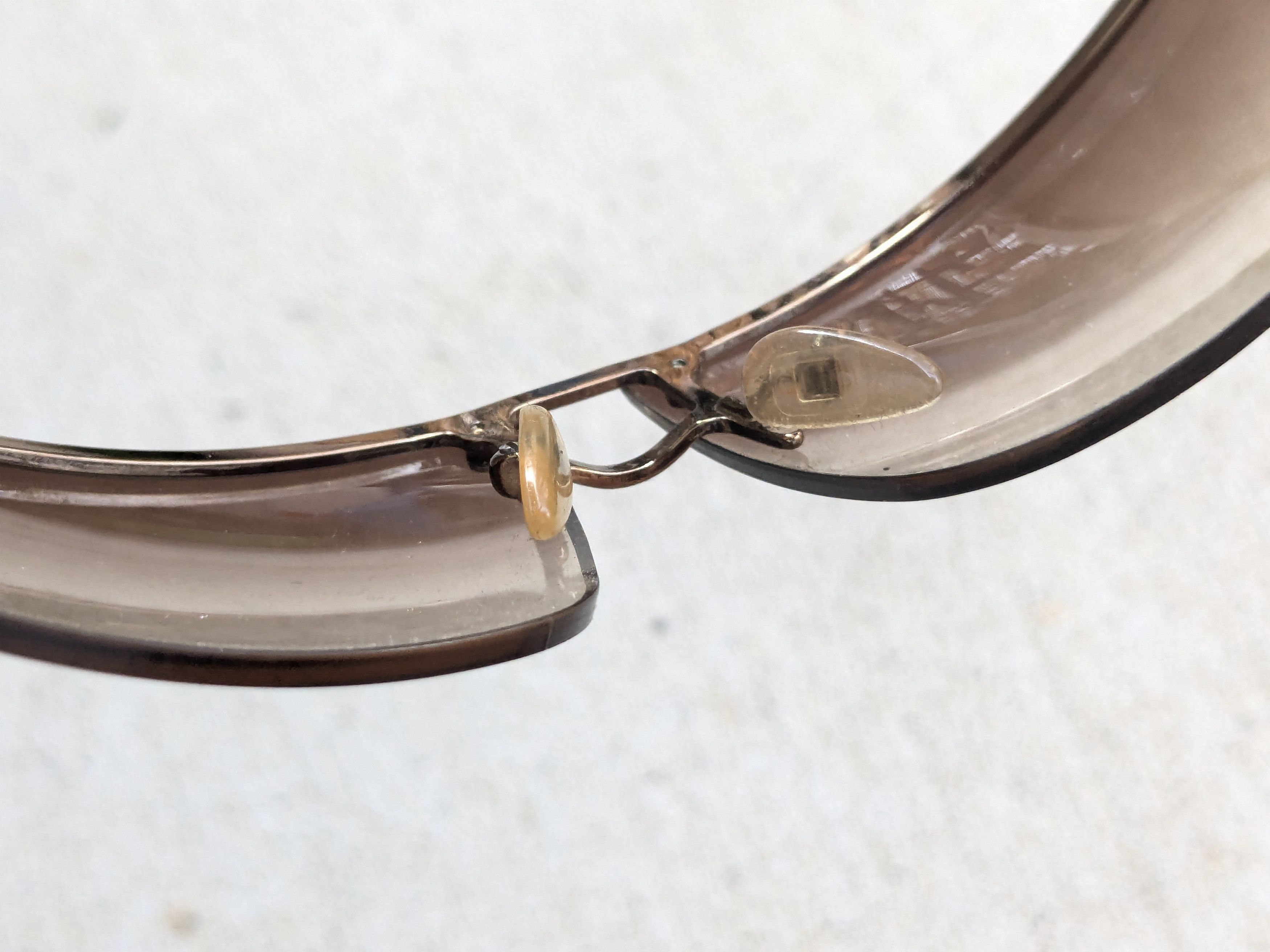 Gucci Gucci Sunglasses GG2652/S Brown Gold Y2K Frameless Size ONE SIZE - 9 Thumbnail
