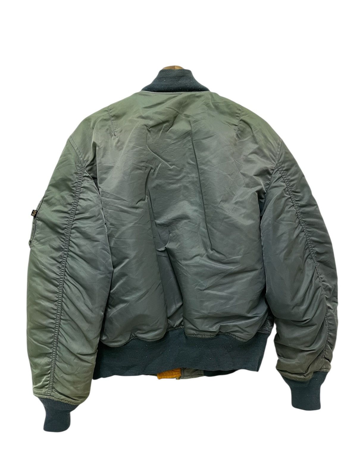 Alpha Industries Alpha Industries Nylon Bomber Jacket Distressed Size US L / EU 52-54 / 3 - 2 Thumbnail