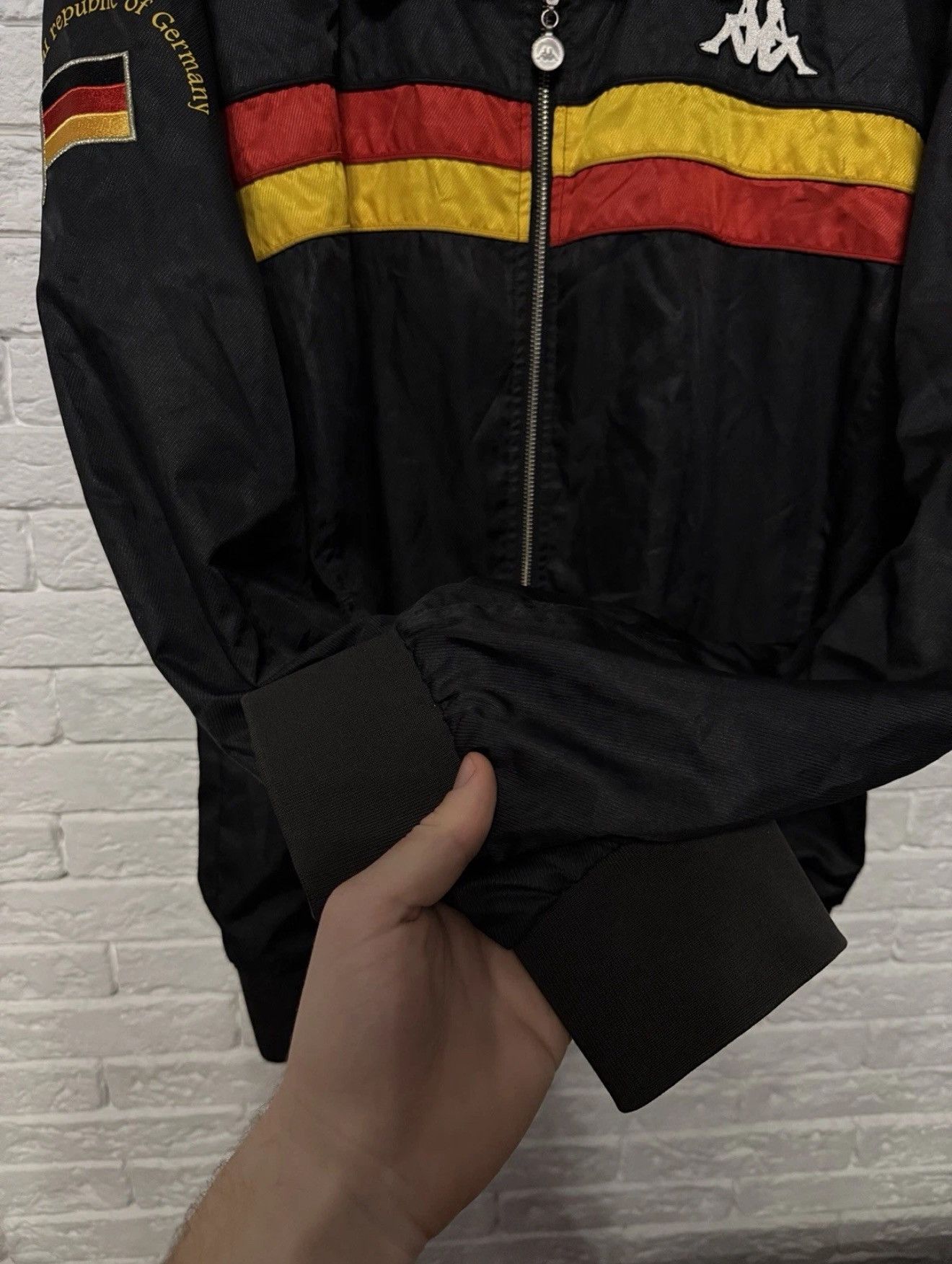 Kappa Vintage Kappa Germany Full Zip Bomber Jacket Huge Logo Sz XL Size US XL / EU 56 / 4 - 6 Thumbnail