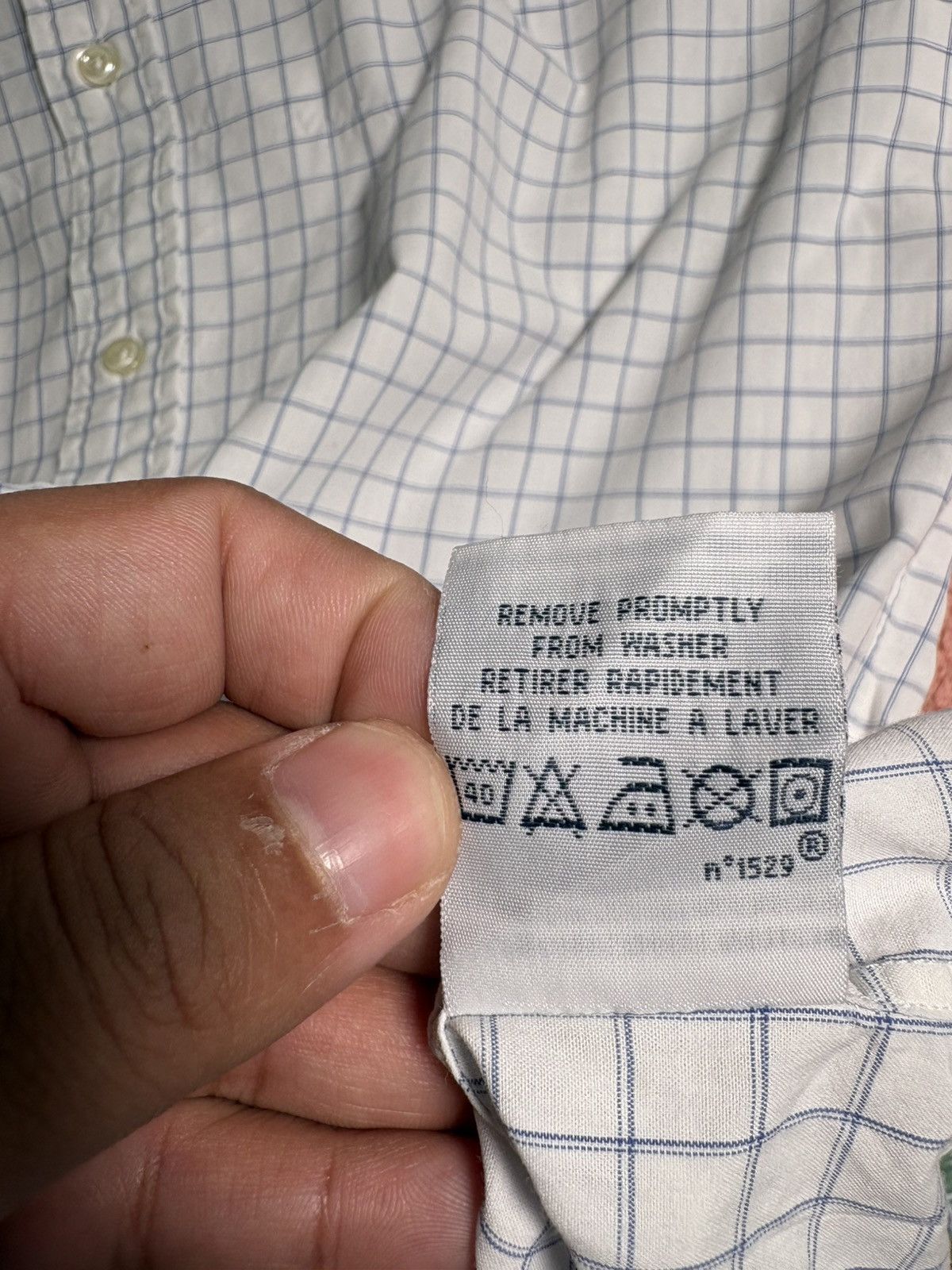 Polo Ralph Lauren Vintage Polo Ralph Lauren Yarmouth Graph Check Shirt15 32/33 Size US M / EU 48-50 / 2 - 11 Thumbnail