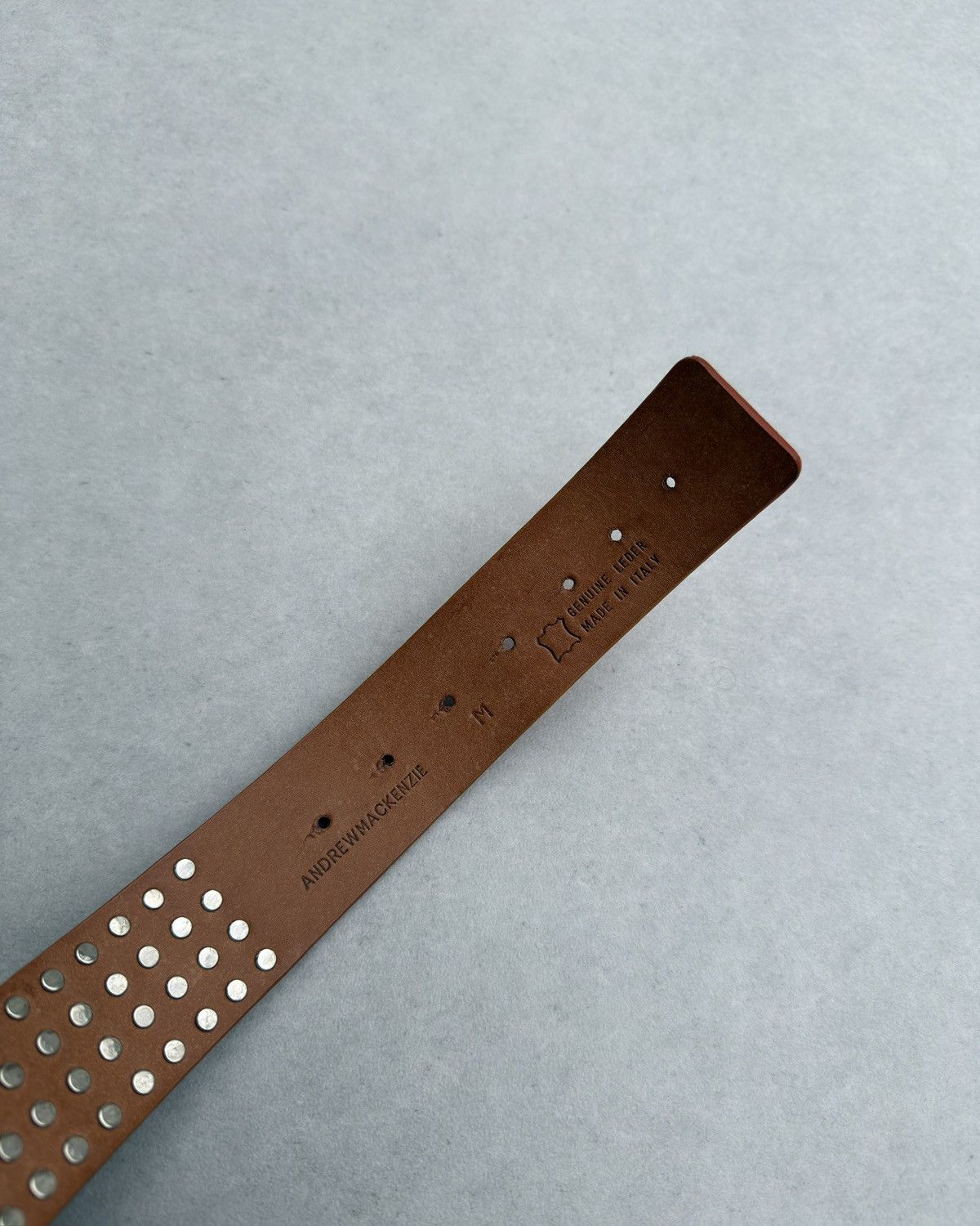 Andrew Mackenzie AW2008 Andrew Mackenzie Studded Punk Leather Belt Size ONE SIZE - 8 Thumbnail