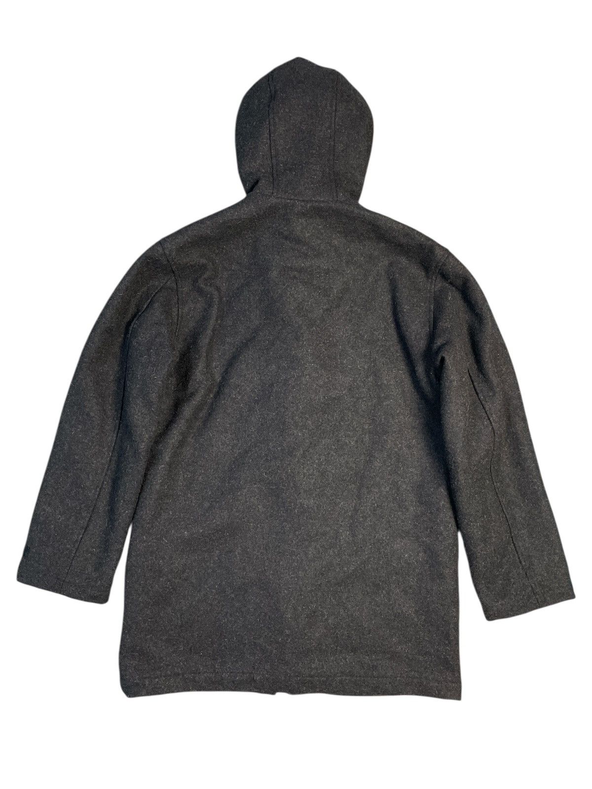 Japanese Brand Kapitalist Genuine Feeling Velcro Strap Wool Hooded Jacket Size US L / EU 52-54 / 3 - 2 Thumbnail
