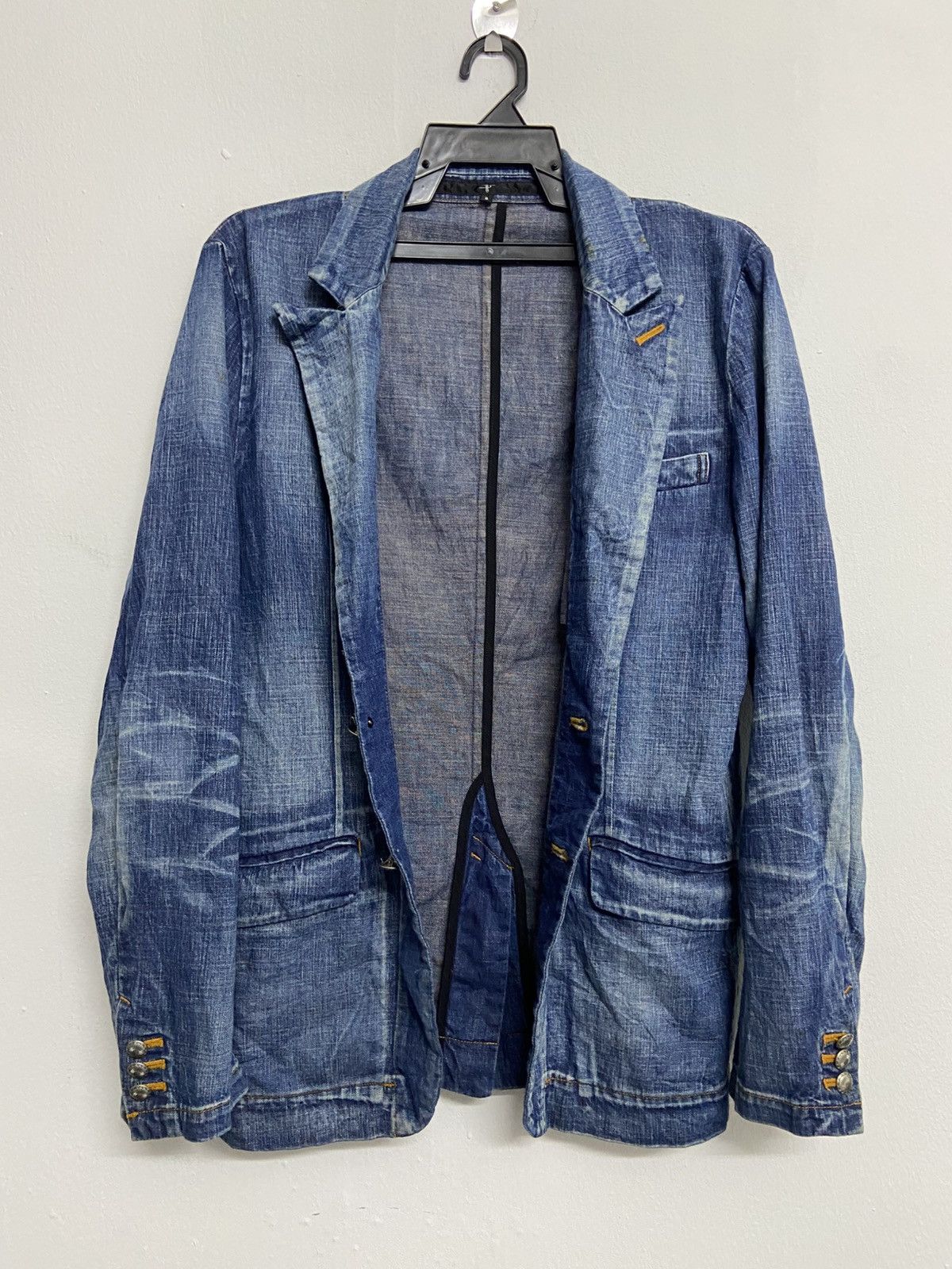 If Six Was Nine NO.ID Japanese brand Light denim Jacket Size US M / EU 48-50 / 2 - 2 Thumbnail