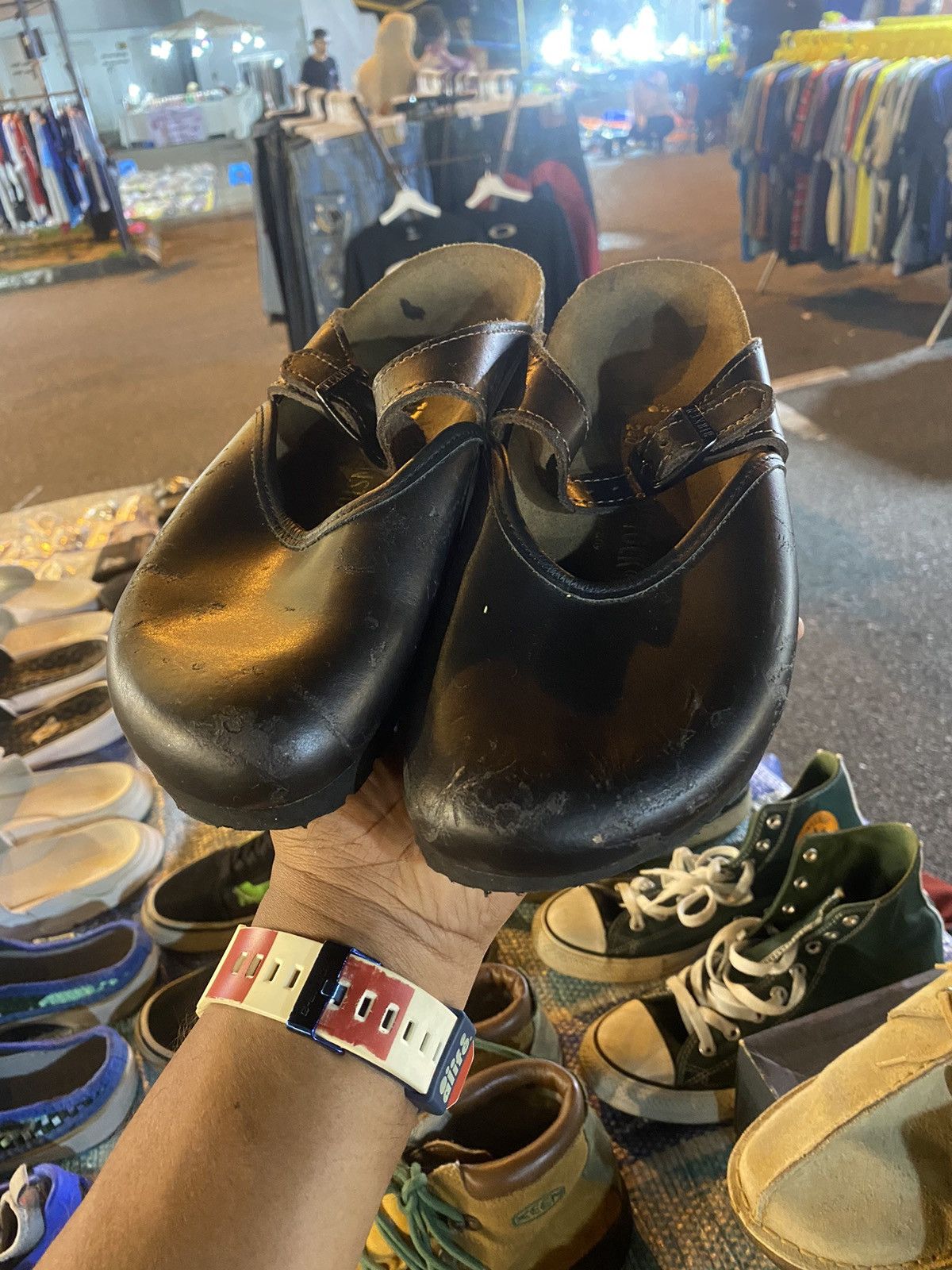 Birkenstock × Leather Birkenstock Rosemead Clog Black Leather Size US 7.5 / IT 37.5 - 1 Thumbnail
