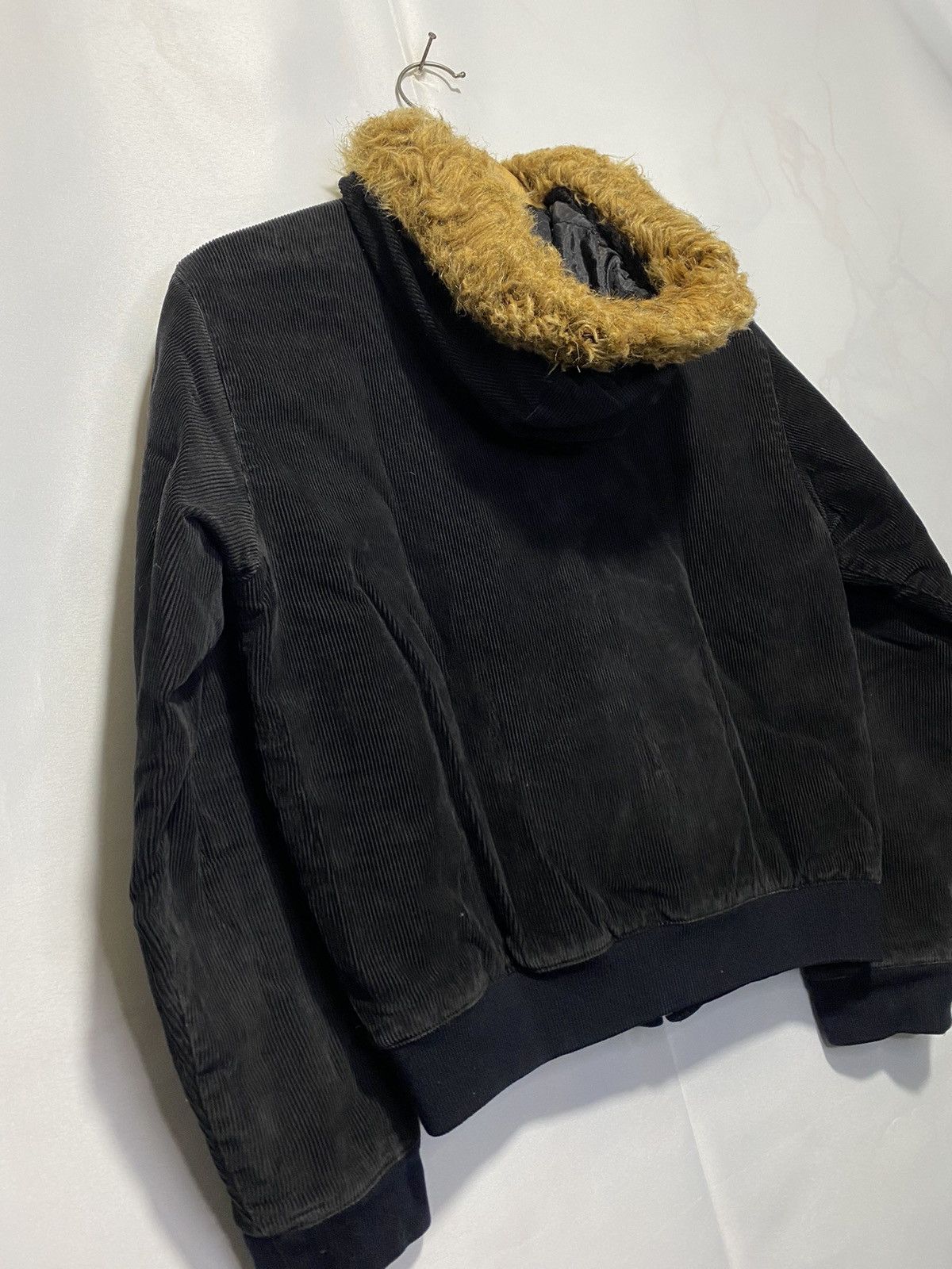 If Six Was Nine × Japanese Brand × Le Grande Bleu (L.G.B.) Blue Moon Blue Corduroy fur hoodie Size US M / EU 48-50 / 2 - 13 Thumbnail