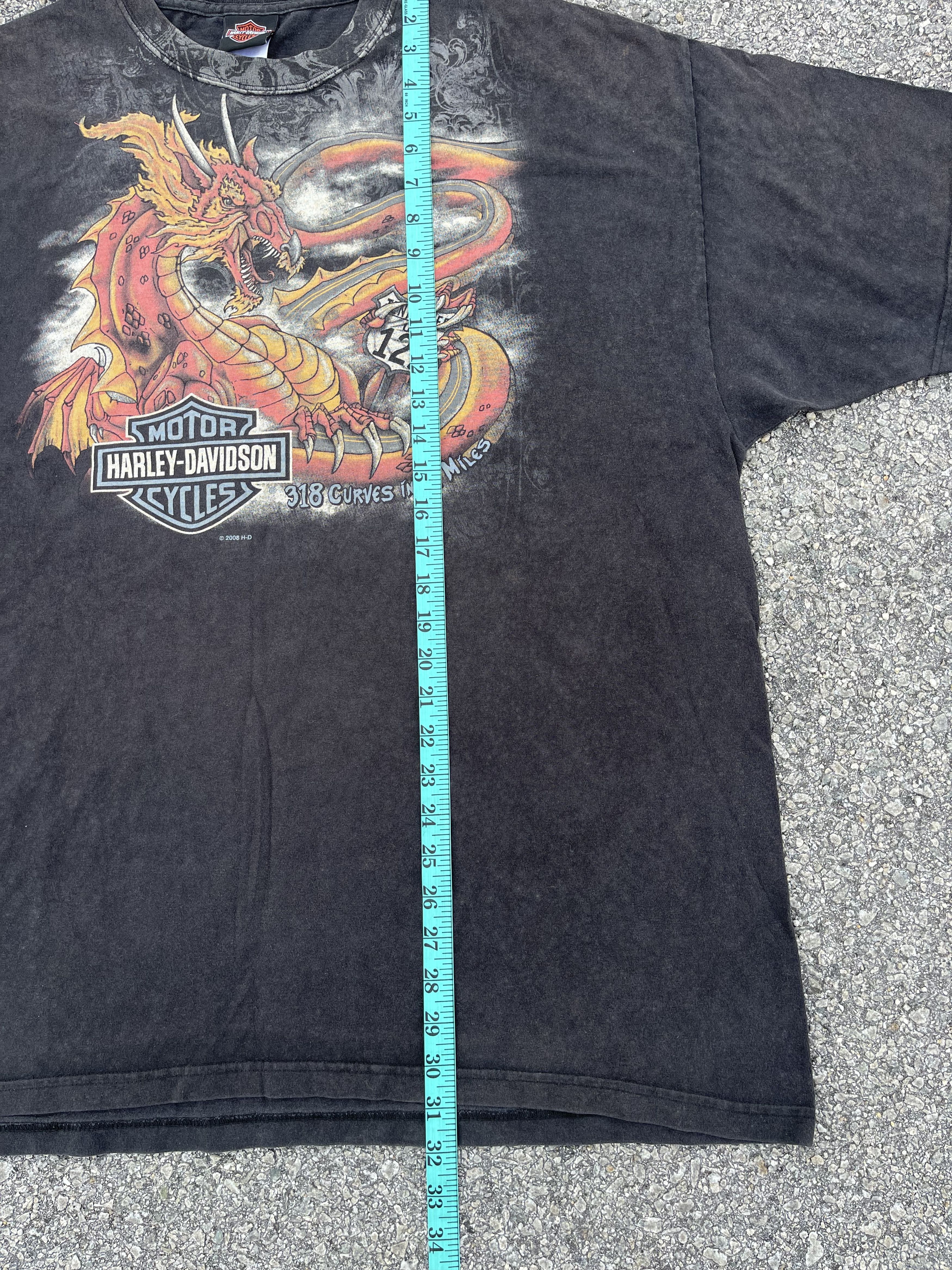 Harley Davidson × Vintage Vtg y2k Harley Davidson “Smokey Mountain” Tee Travis Scott Size US XXL / EU 58 / 5 - 10 Thumbnail