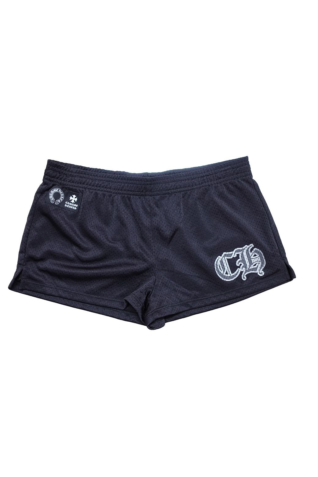 Chrome Hearts CHROME HEARTS MESH JERSEY BOOTY SHORTS BLACK Size 27" / US 4 / IT 40 - 1 Thumbnail