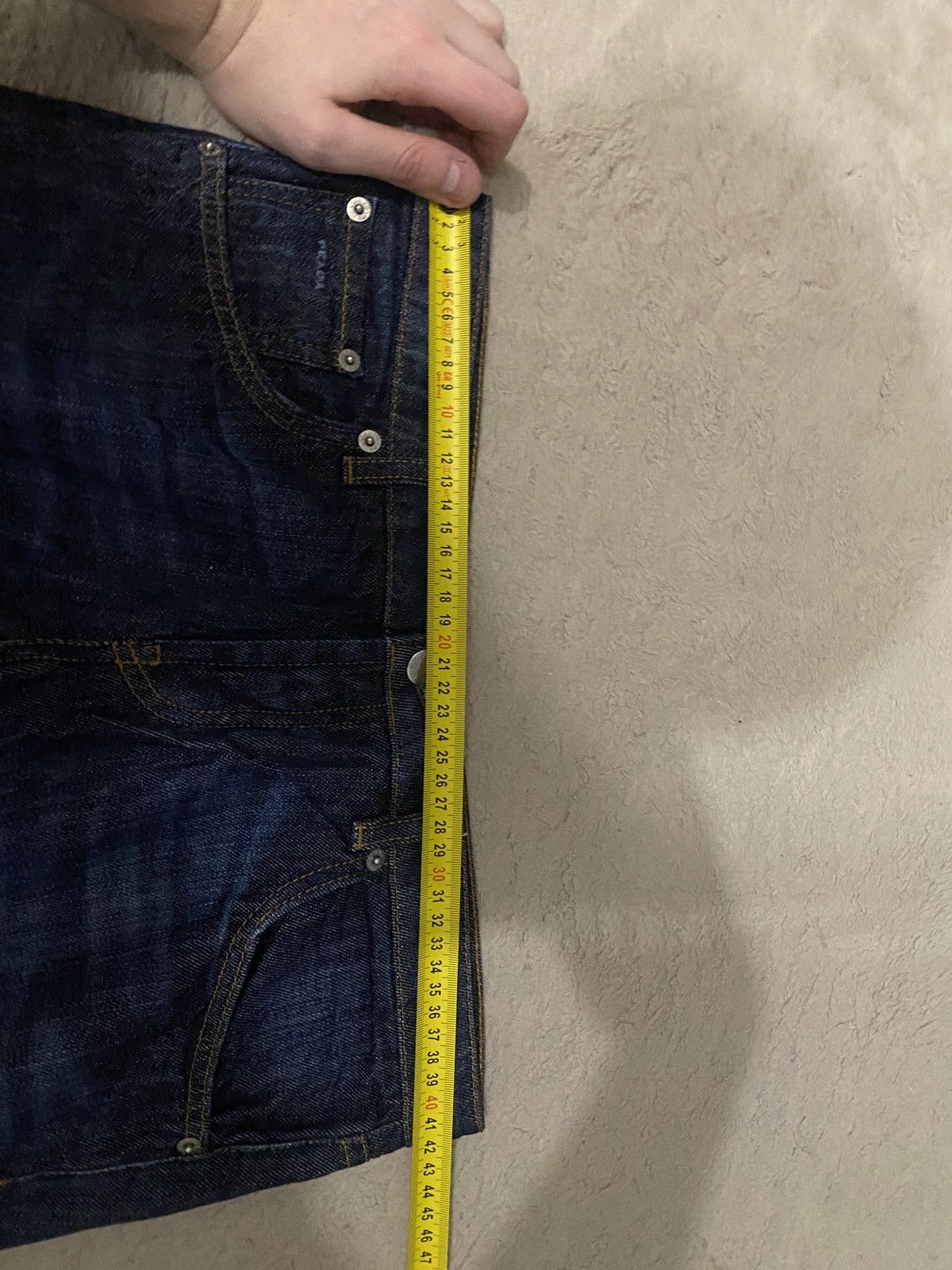Prada Prada luxury 3/4 denim jeans y2k straight fit Size 27" / US 4 / IT 40 - 17 Thumbnail