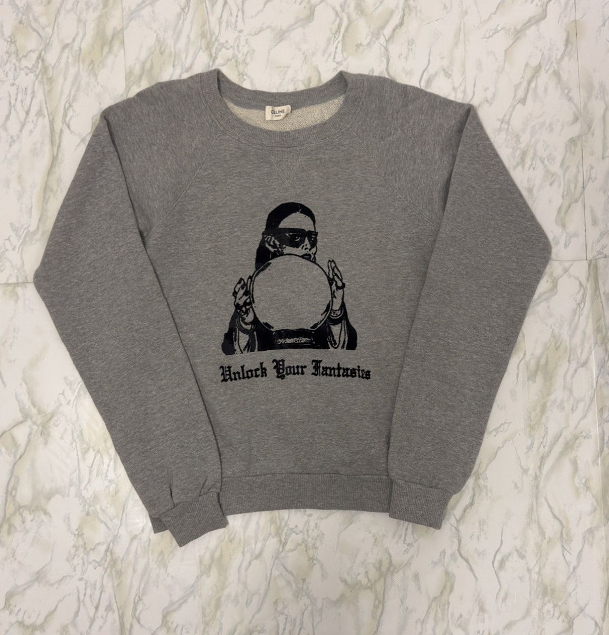 Celine Celine AW19 Unlock Your Fantasies Crewneck Size US S / EU 44-46 / 1 - 1 Thumbnail