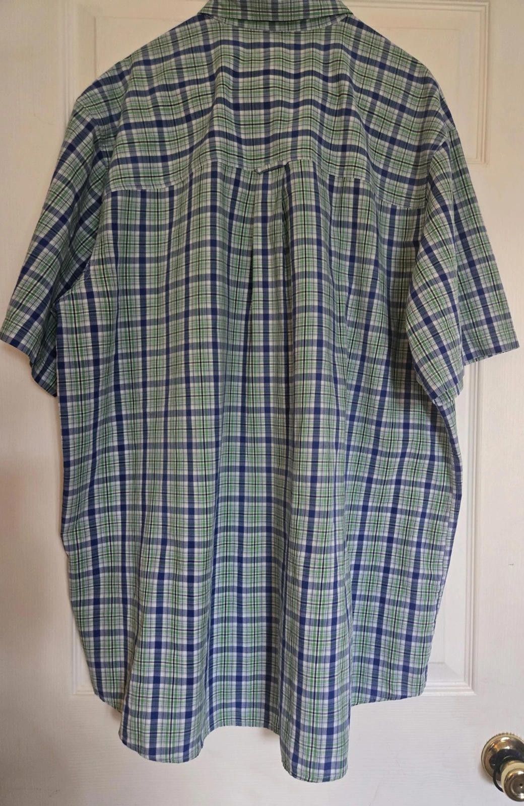 Chaps Dress Shirt Chaps 2XT 2X Button Down Light Green Spring Plai Size US XXL / EU 58 / 5 - 5 Thumbnail
