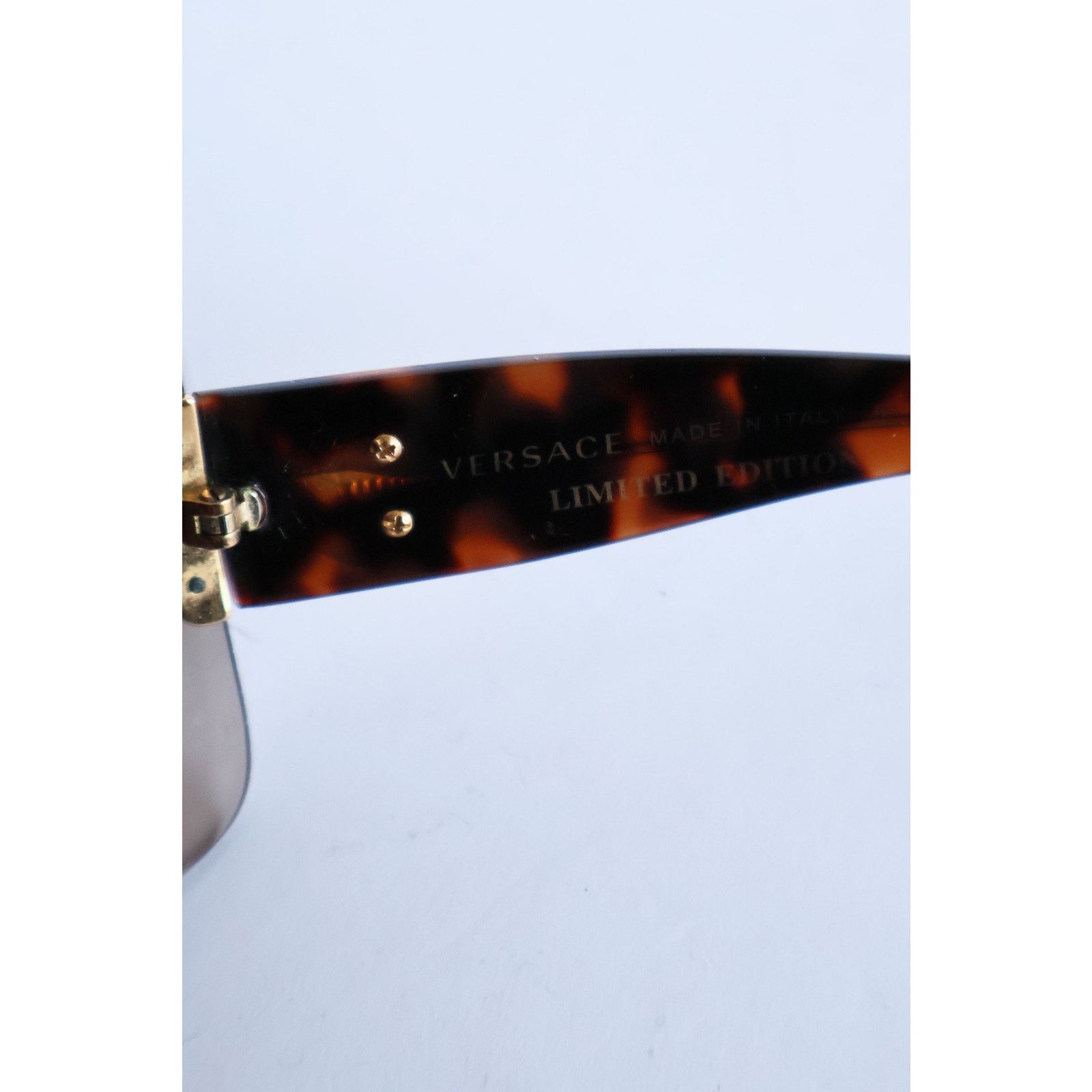 Versace Vintage VERSACE Y2K Polarized Shield Sunglasses Size ONE SIZE - 5 Thumbnail